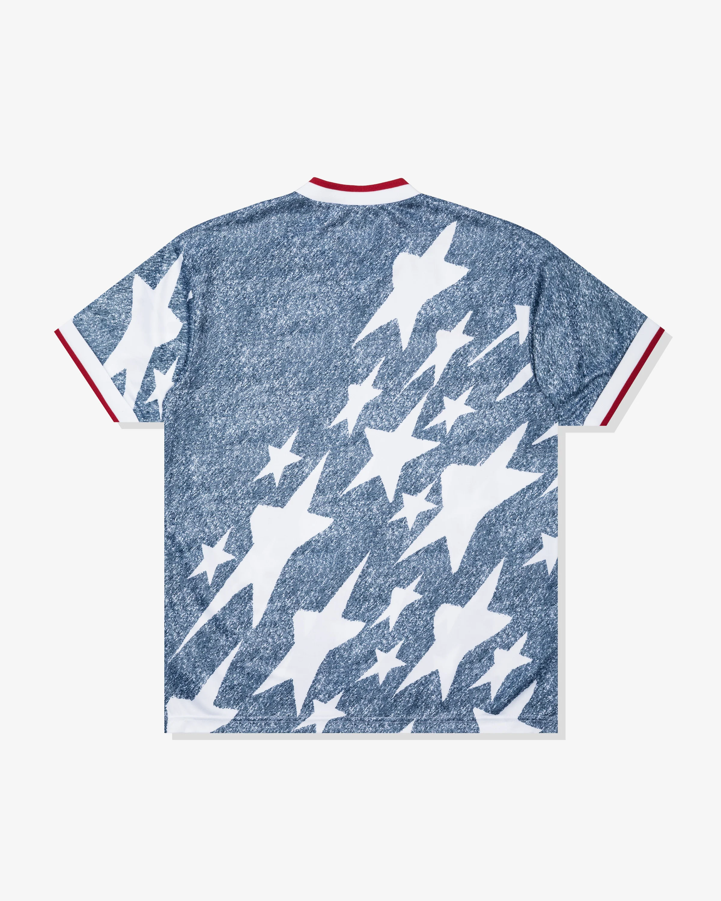 ADIDAS DENIM GRAPHIC JERSEY - WHITE/ DARK BLUE - Image 2