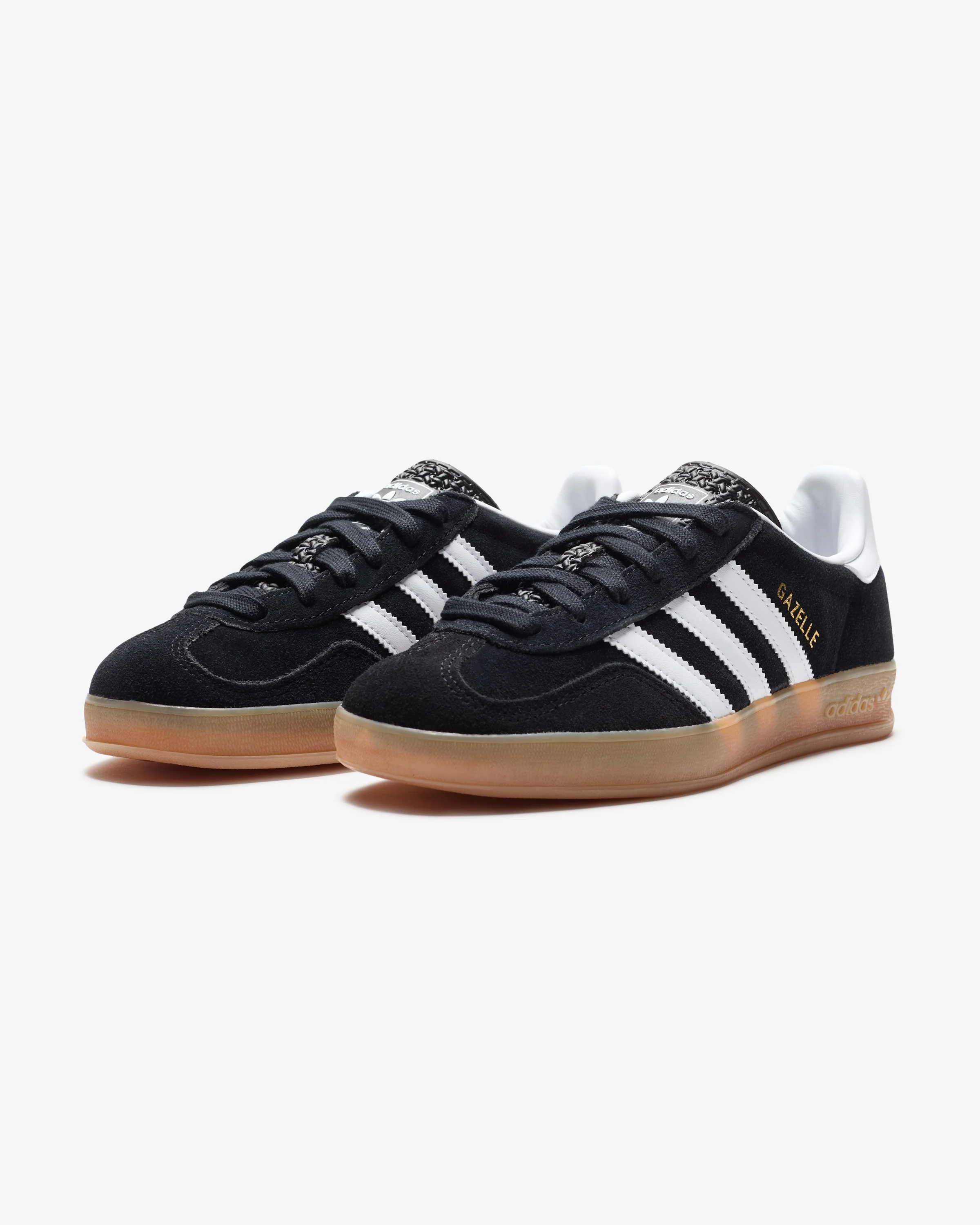 ADIDAS GAZELLE INDOOR - CBLACK/ FTWWHT