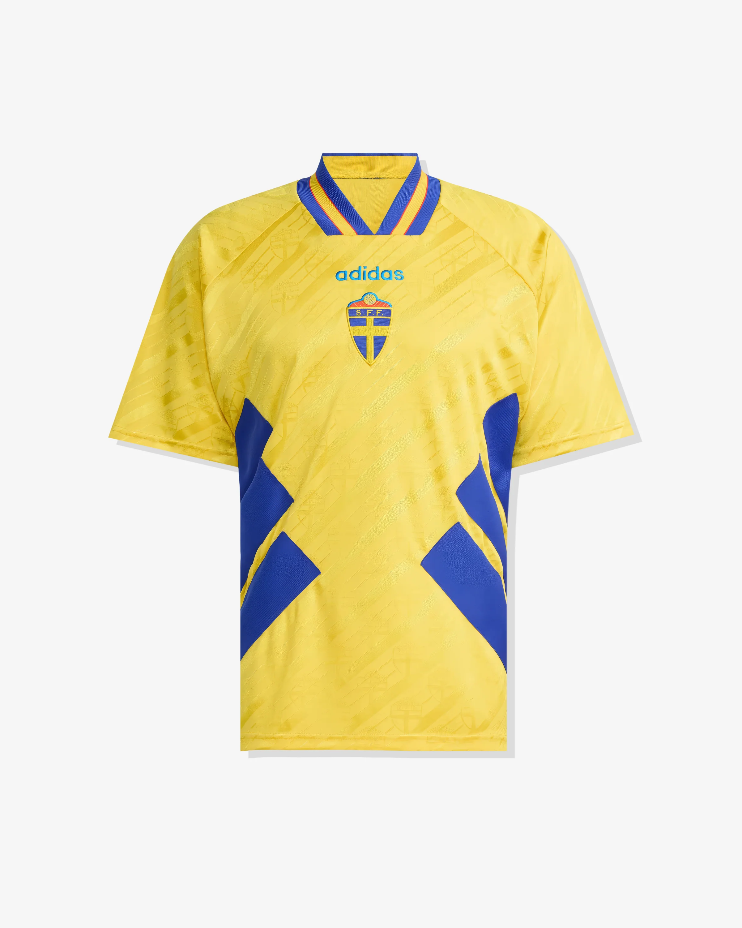 ADIDAS SWEDEN HOME JERSEY 1994 - YELLOW