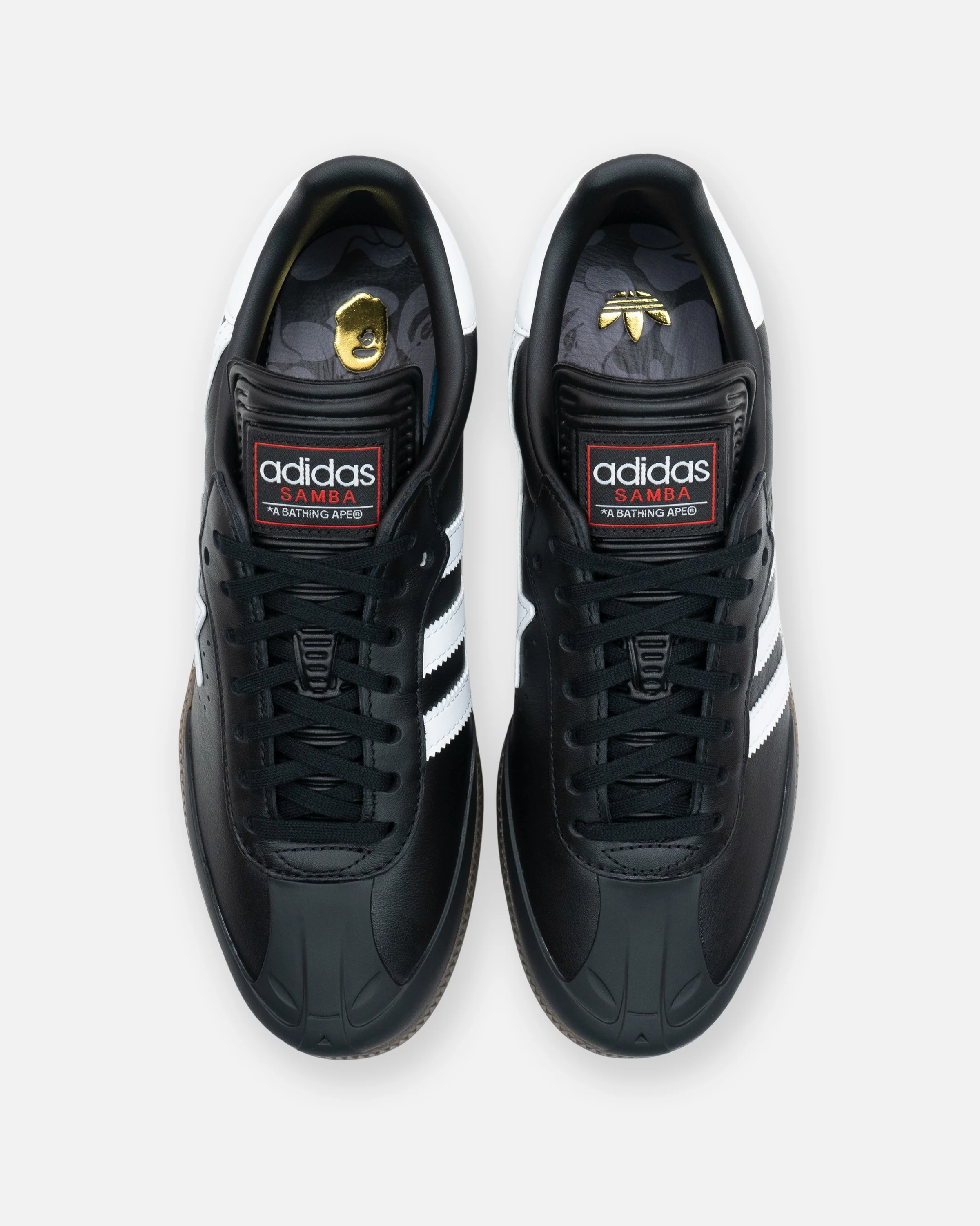ADIDAS X BAPE SAMBA - CBLACK/ FTWWHT - Image 4