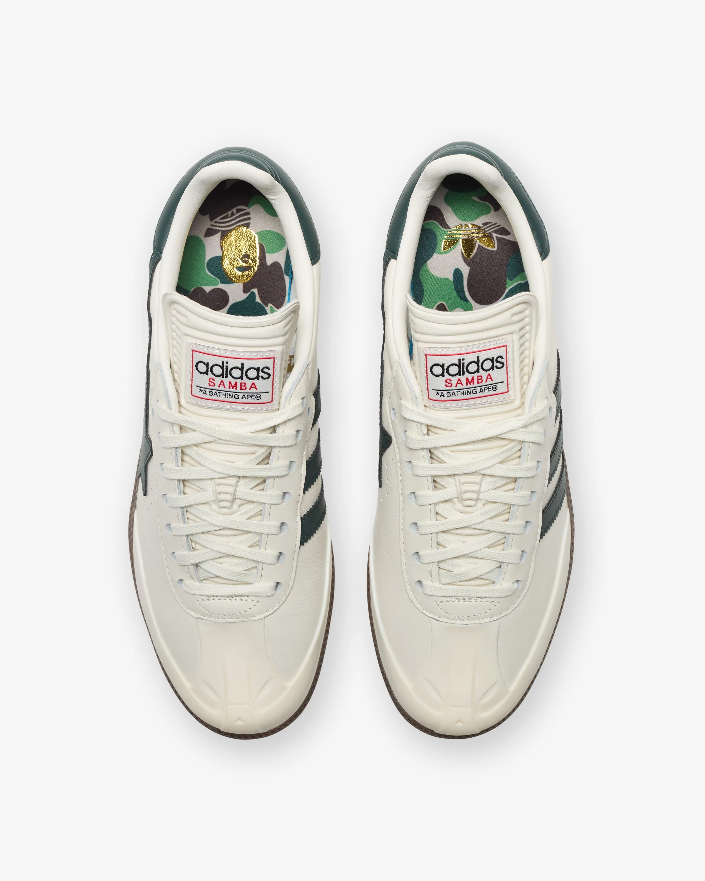 ADIDAS X BAPE SAMBA - OFF WHITE - Image 7