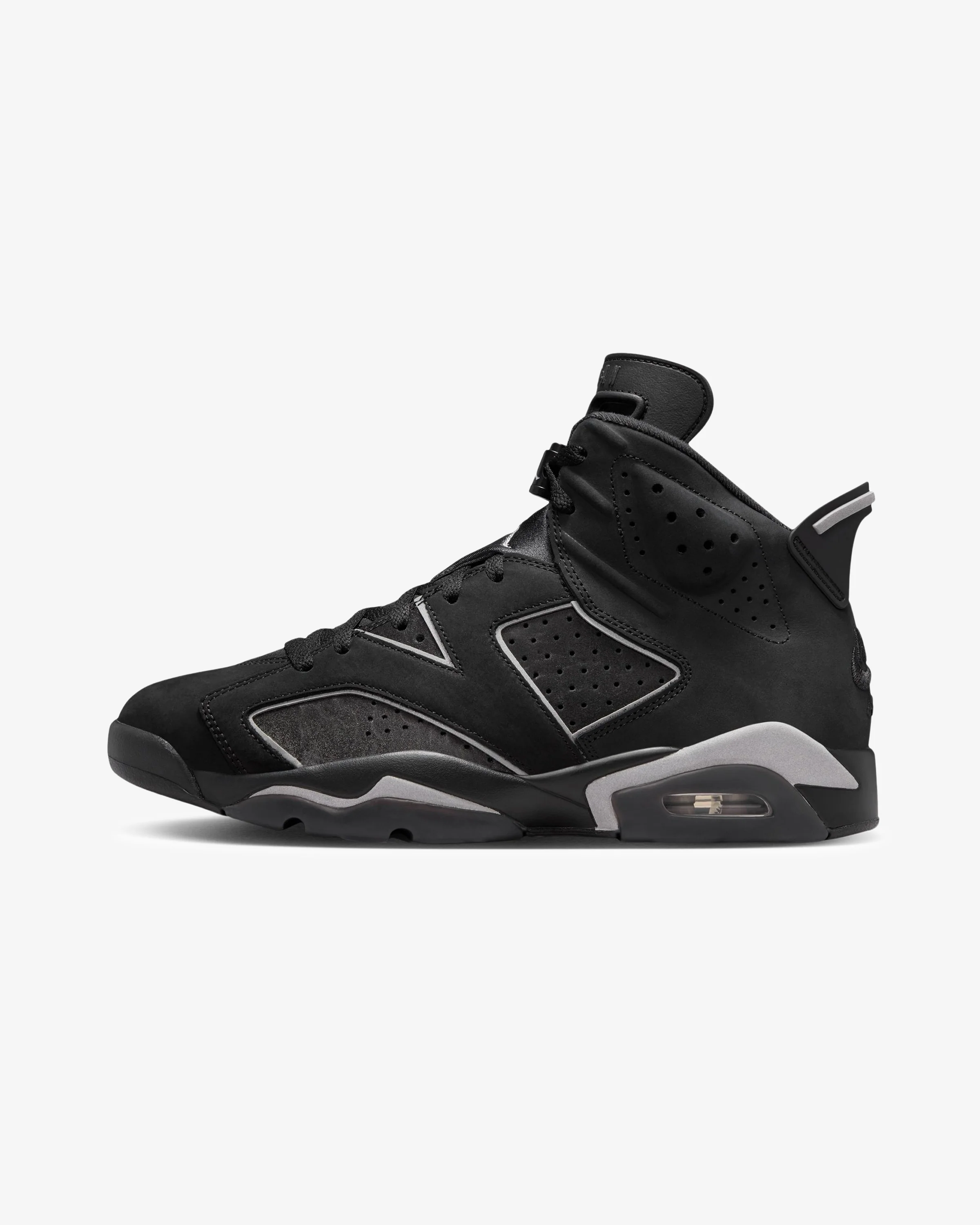 AIR JORDAN 6 RETRO - BLACK/ REFLECT SILVER/ BLACK - Image 2