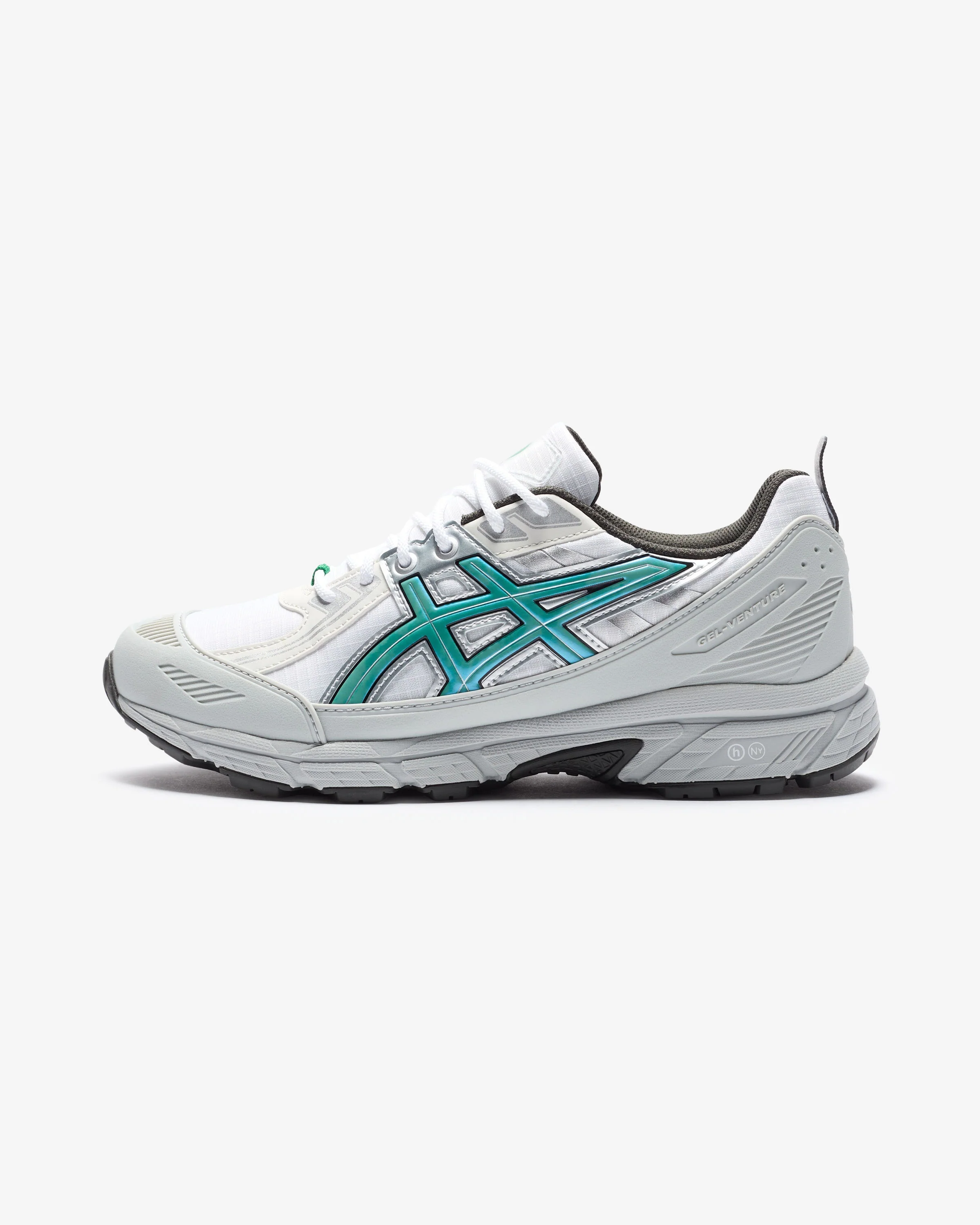 ASICS X HIDDEN NY GEL-VENTURE 6 SHIELD - WHITE/ WASABI - Image 2