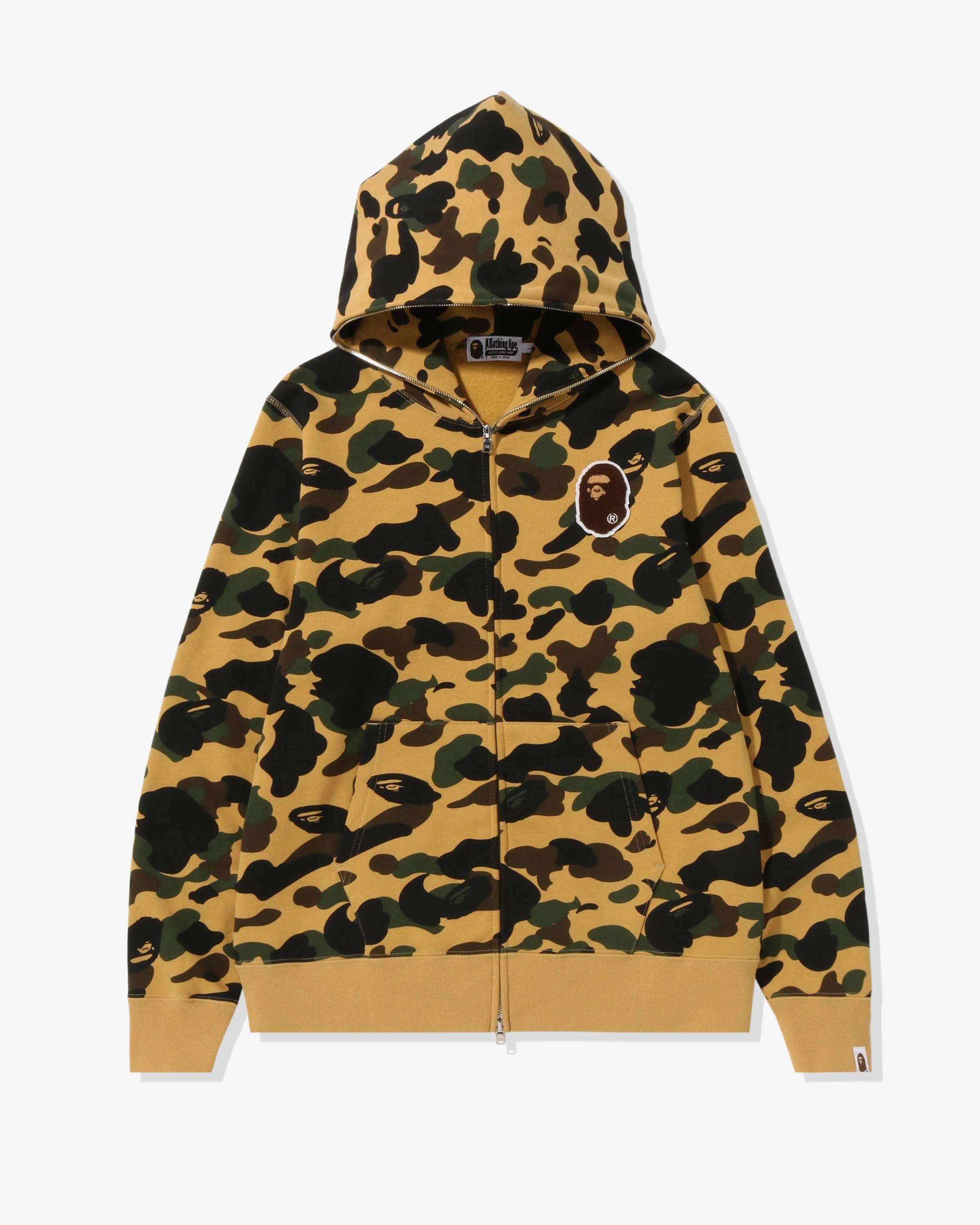 BAPE 1ST CAMO APE HEAD PATCHED FULL ZIP HOODIE - Image 5