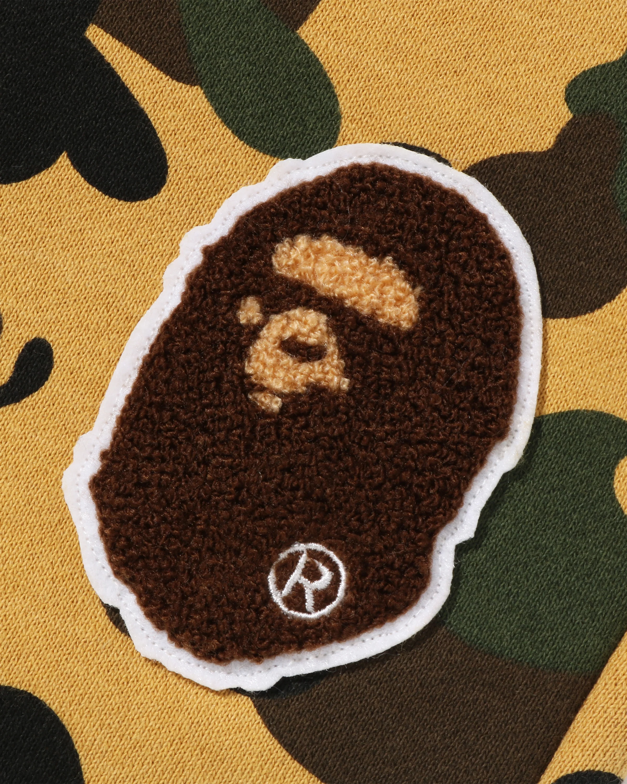 BAPE 1ST CAMO APE HEAD PATCHED SWEAT PANTS - Image 9