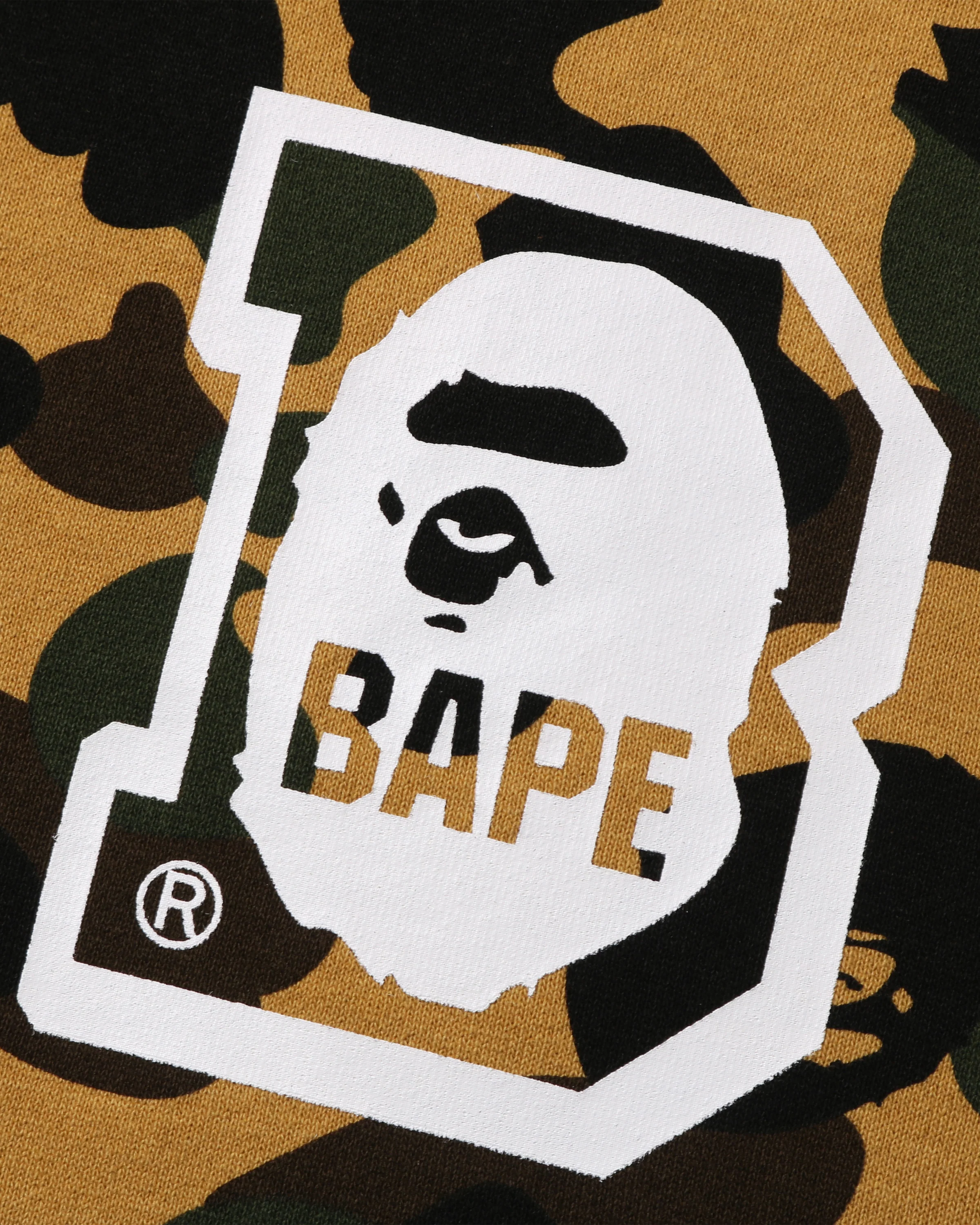 BAPE 1ST CAMO BAPE FULL ZIP HOODIE - YELLOW - Image 3