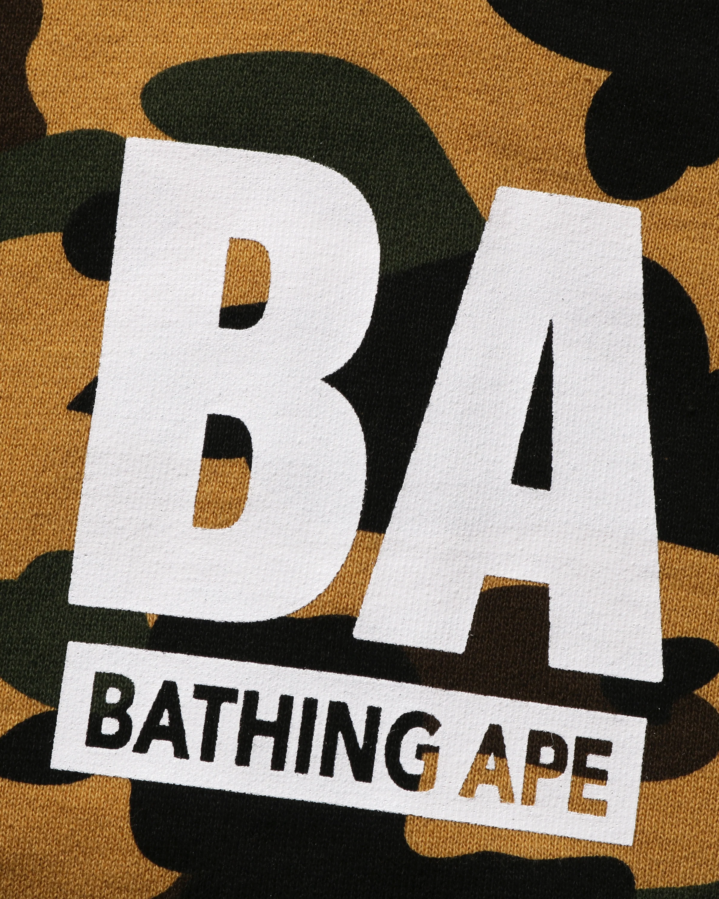 BAPE 1ST CAMO BAPE FULL ZIP HOODIE - YELLOW - Image 4