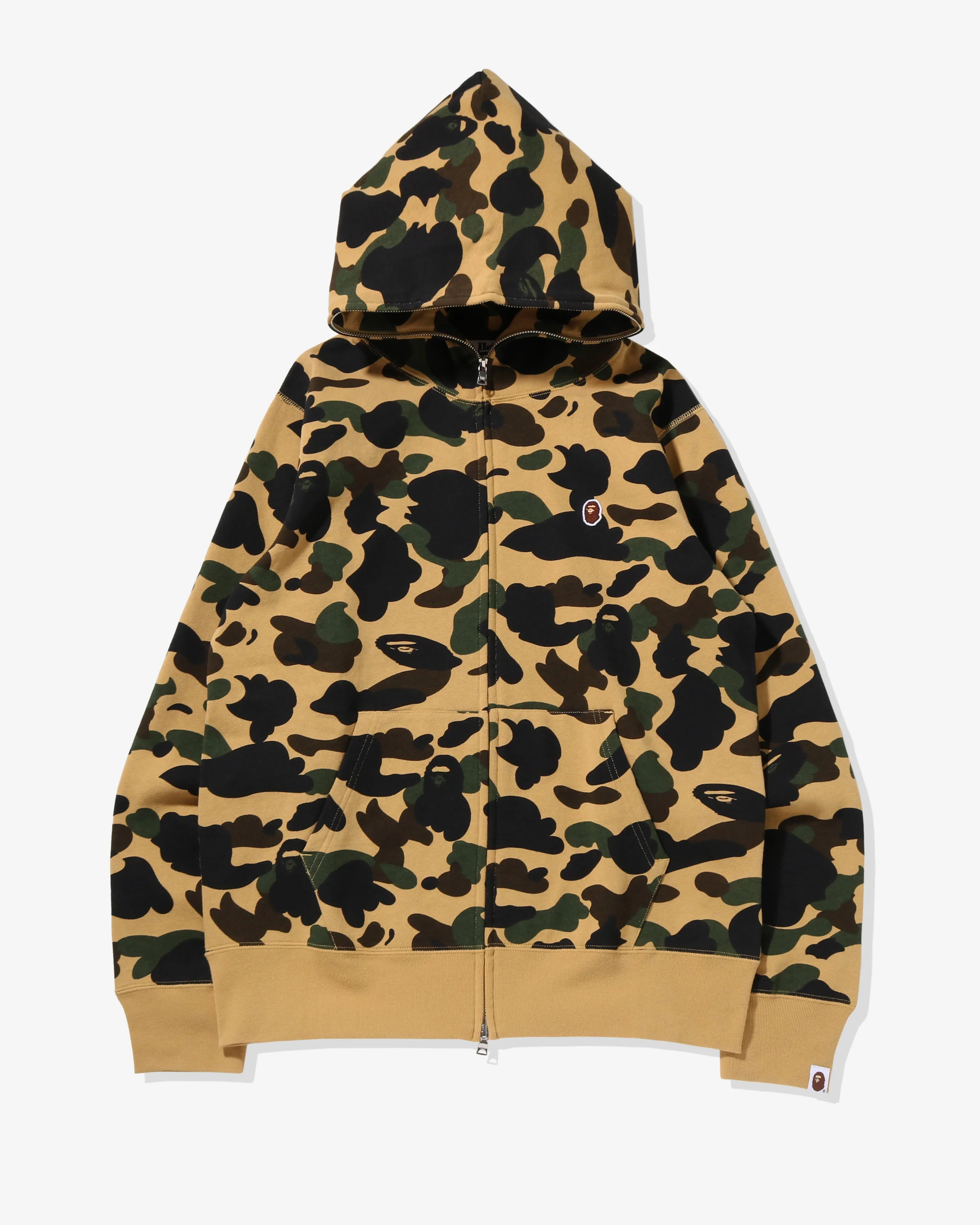 BAPE 1ST CAMO ONE POINT FULL ZIP HOODIE - Image 3