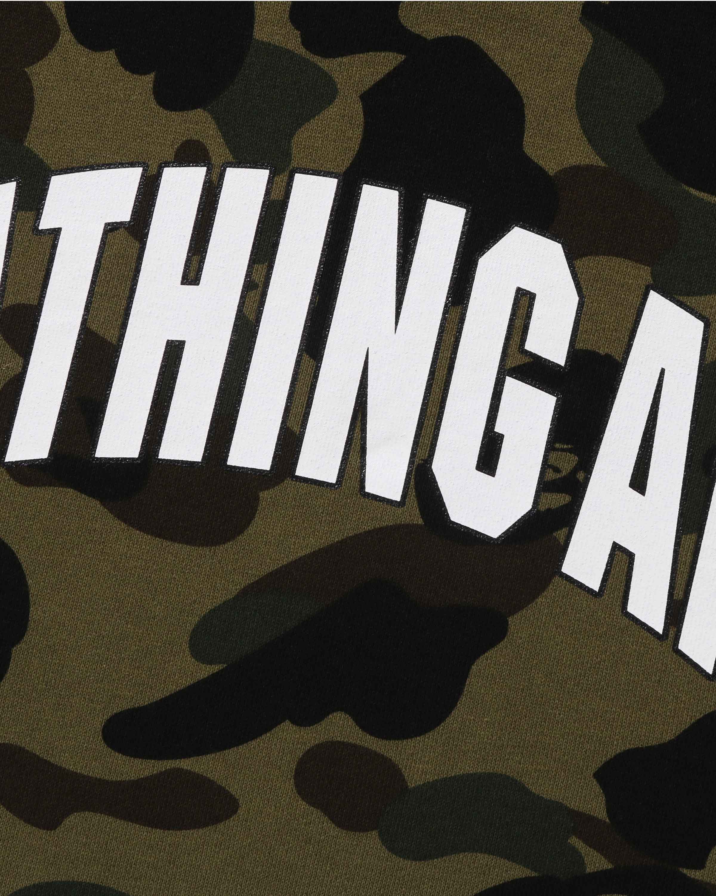 BAPE 1ST CAMO PULLOVER HOODIE - GREEN - Image 2