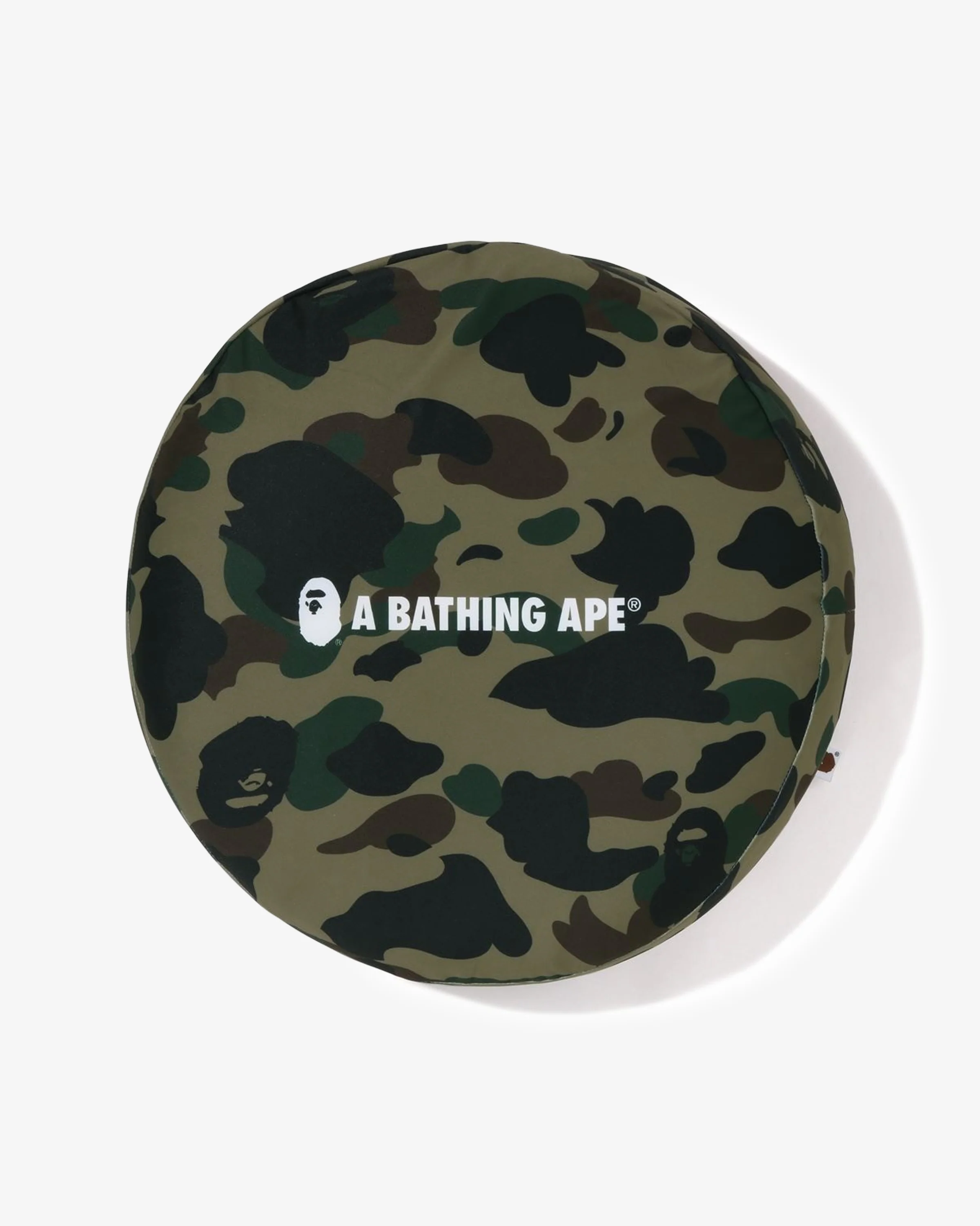 BAPE 1ST CAMO SQUARE FLUFFY BEADS CUSHION - GREEN
