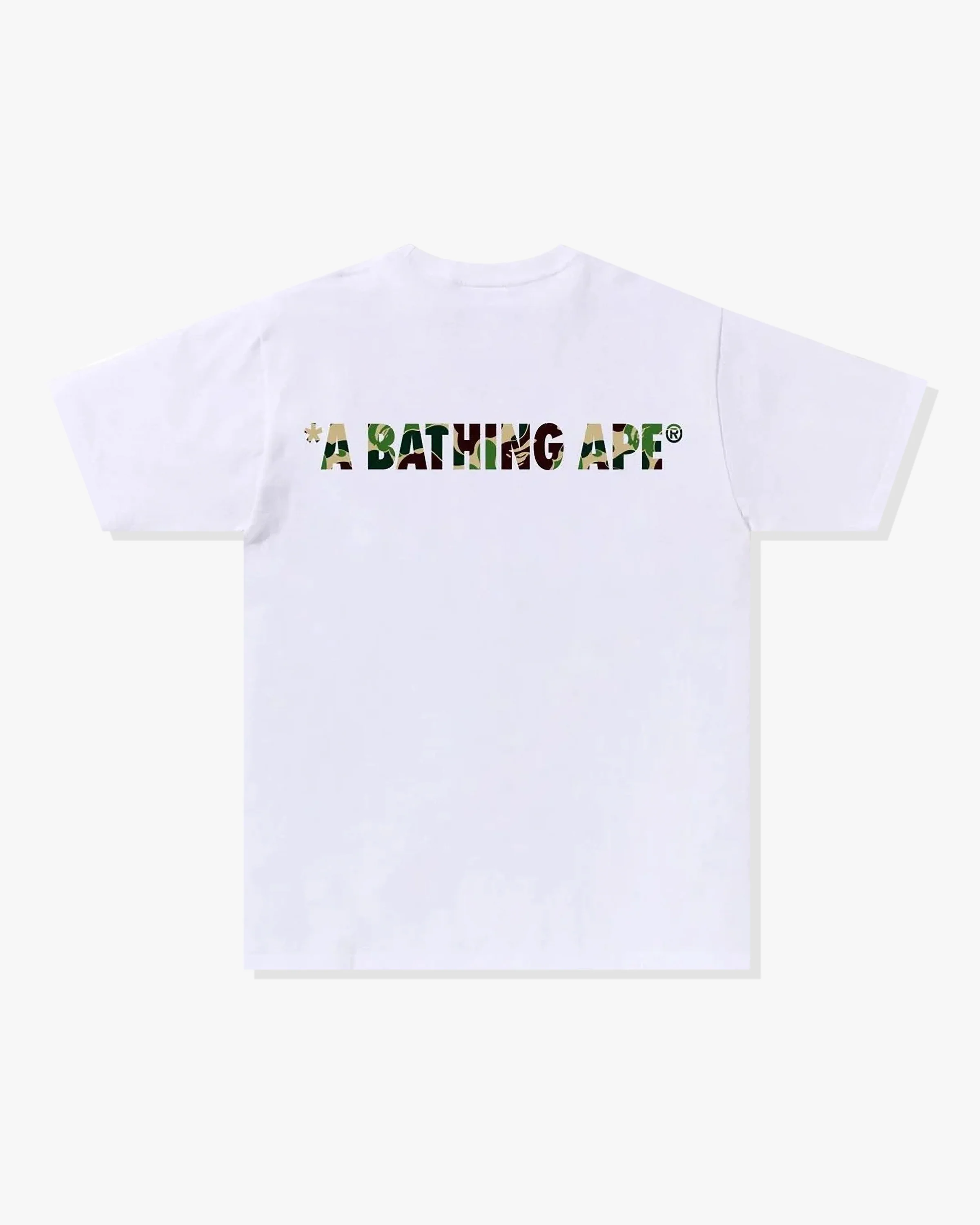 BAPE ABC CAMO ONE POINT TEE - WHITE - Image 2