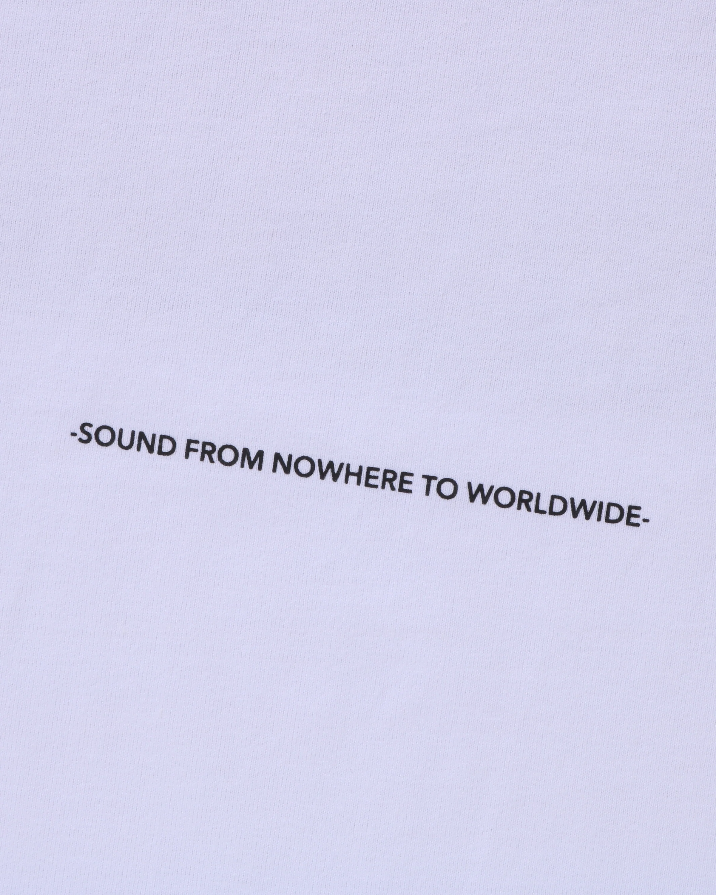 BAPE (B)APE SOUNDS LOGO TEE - WHITE - Image 4