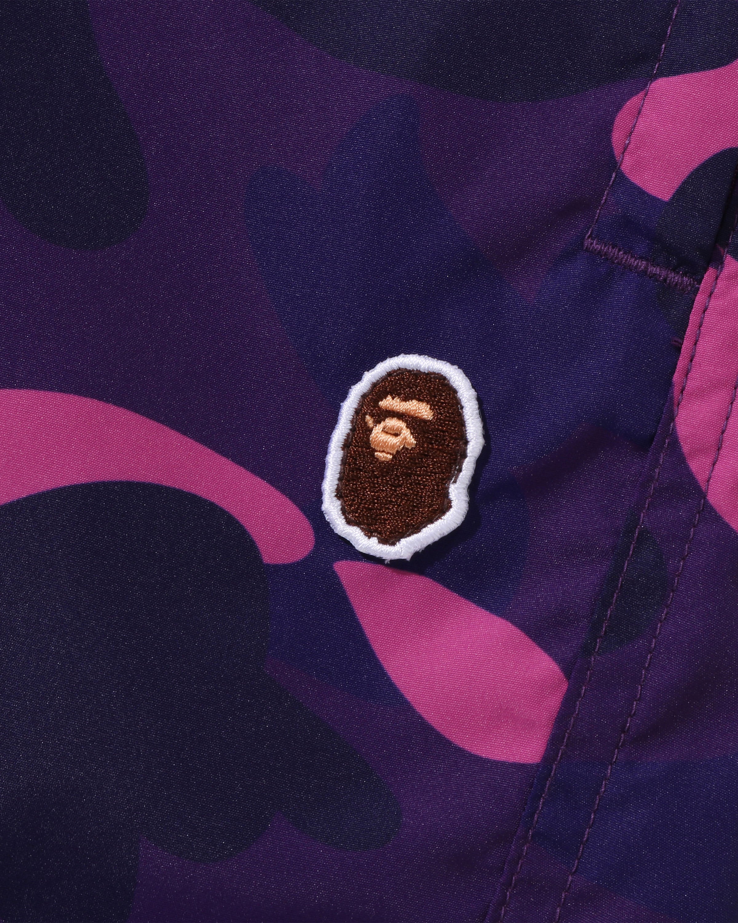 BAPE COLOR CAMO APE HEAD ONE POINT BEACH SHORT - Image 3