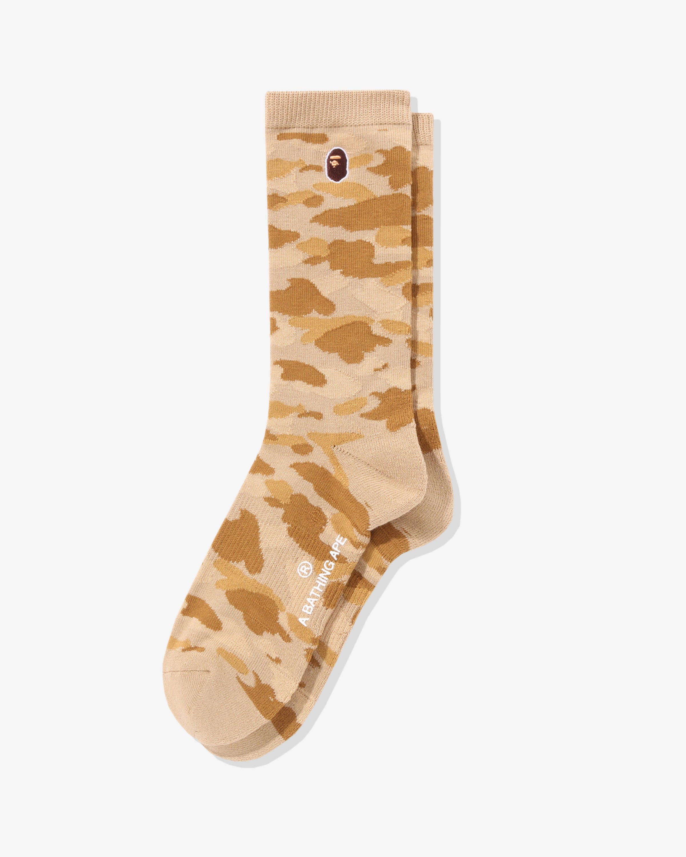 BAPE COLOR CAMO APE HEAD ONE POINT SOCKS - Image 7
