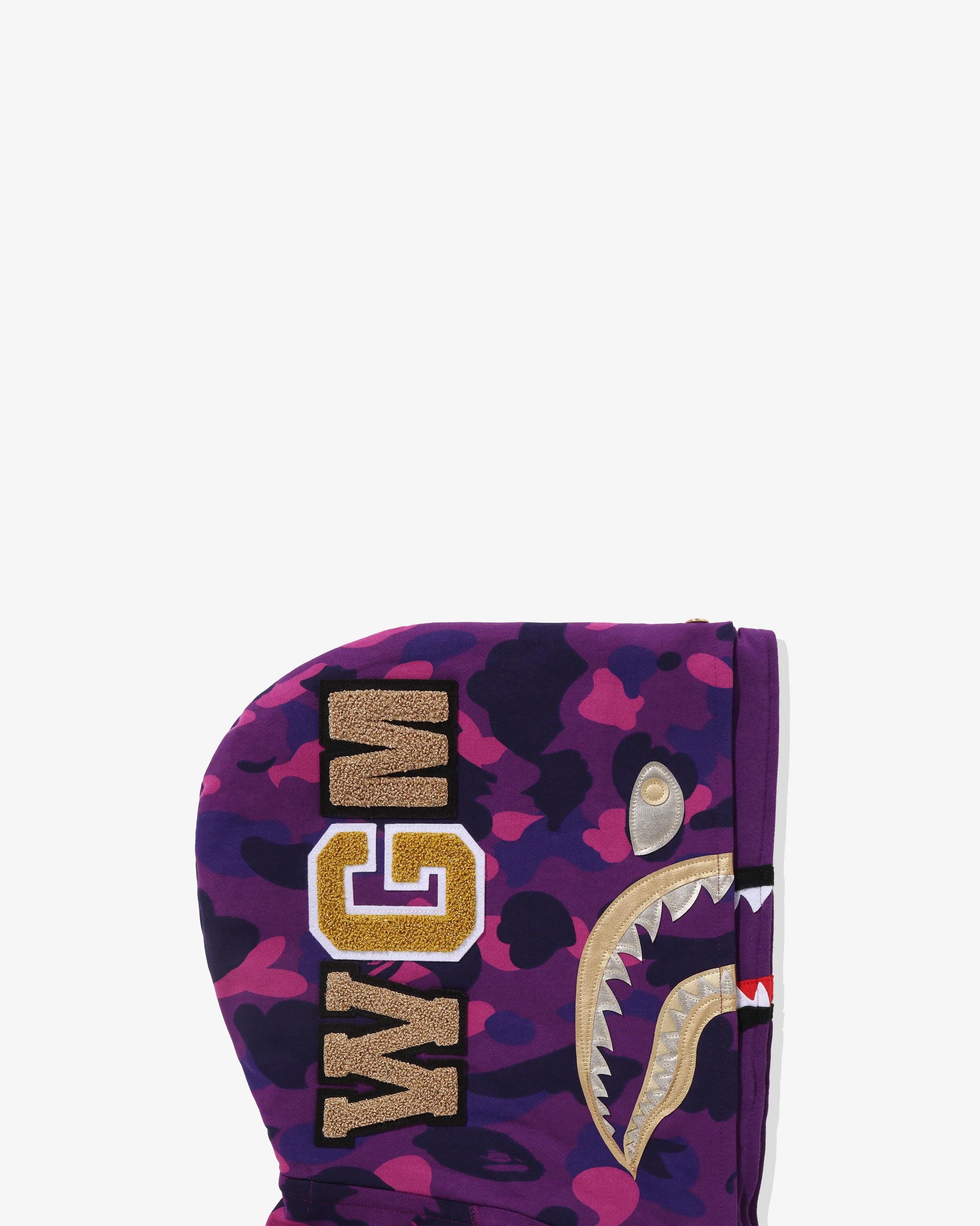 BAPE COLOR CAMO DOUBLE SHARK FULL ZIP HOODIE - Image 4
