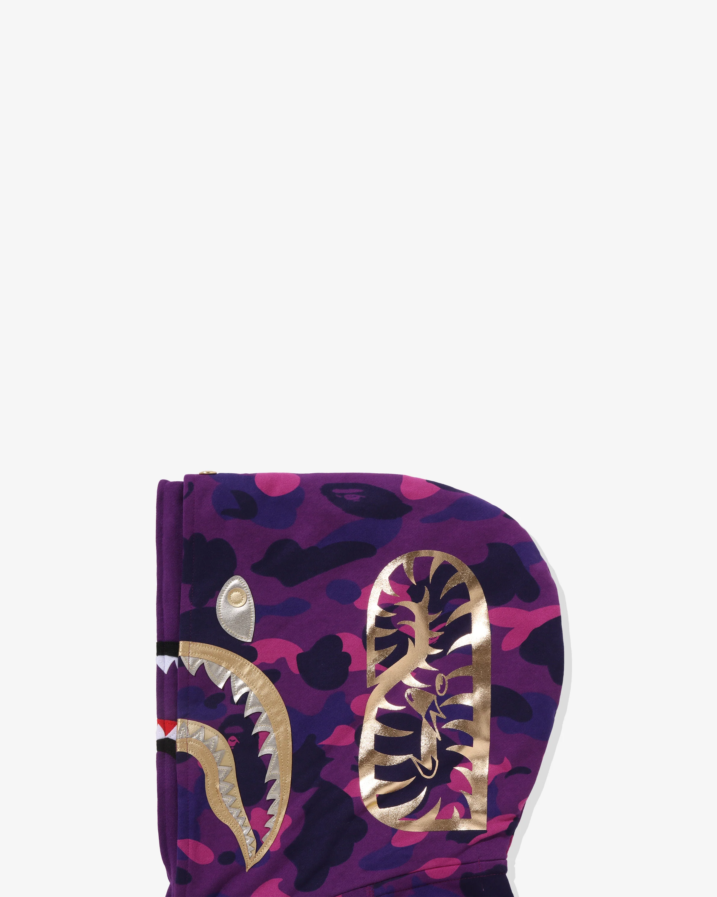 BAPE COLOR CAMO DOUBLE SHARK FULL ZIP HOODIE - Image 5