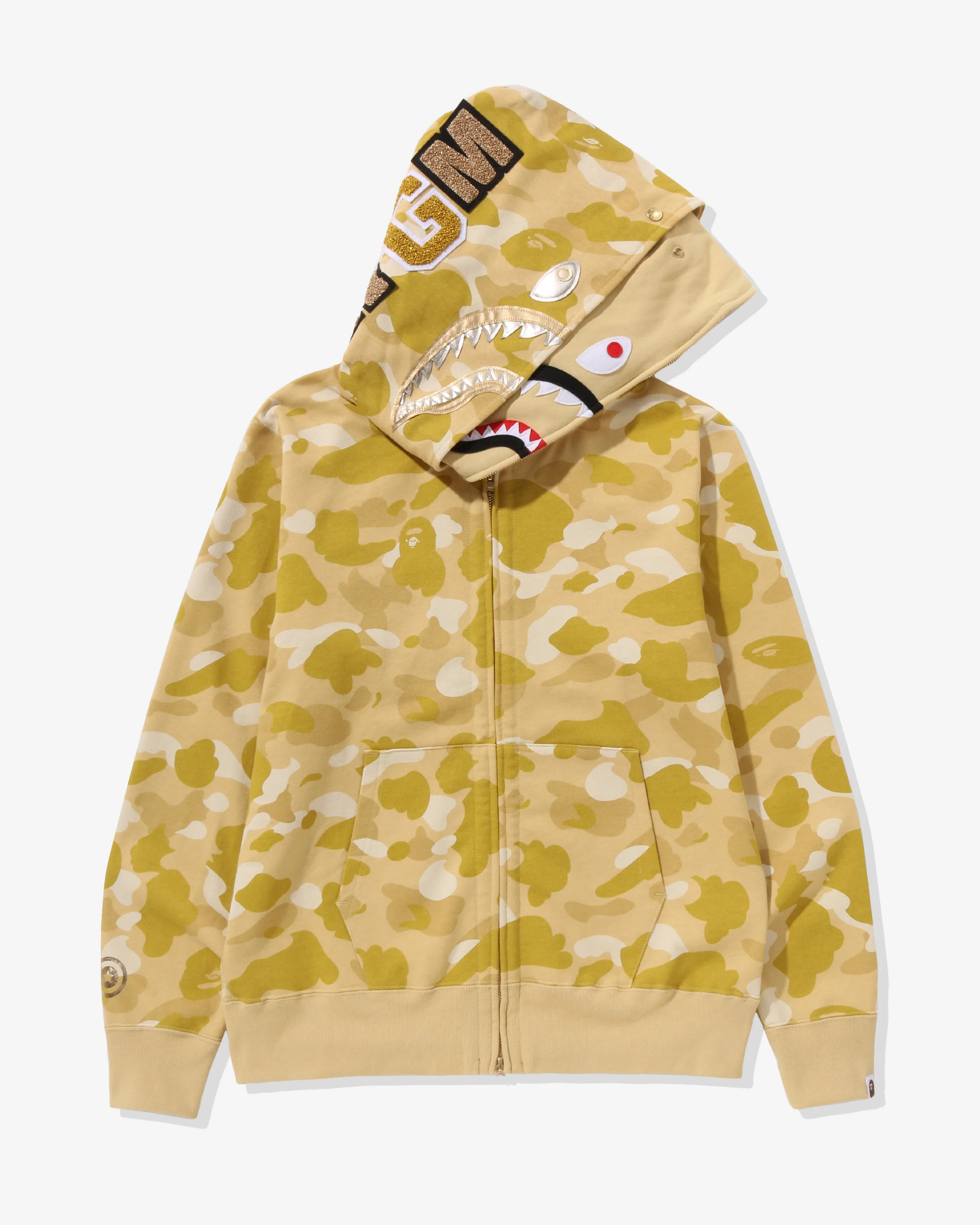 BAPE COLOR CAMO DOUBLE SHARK FULL ZIP HOODIE - Image 8