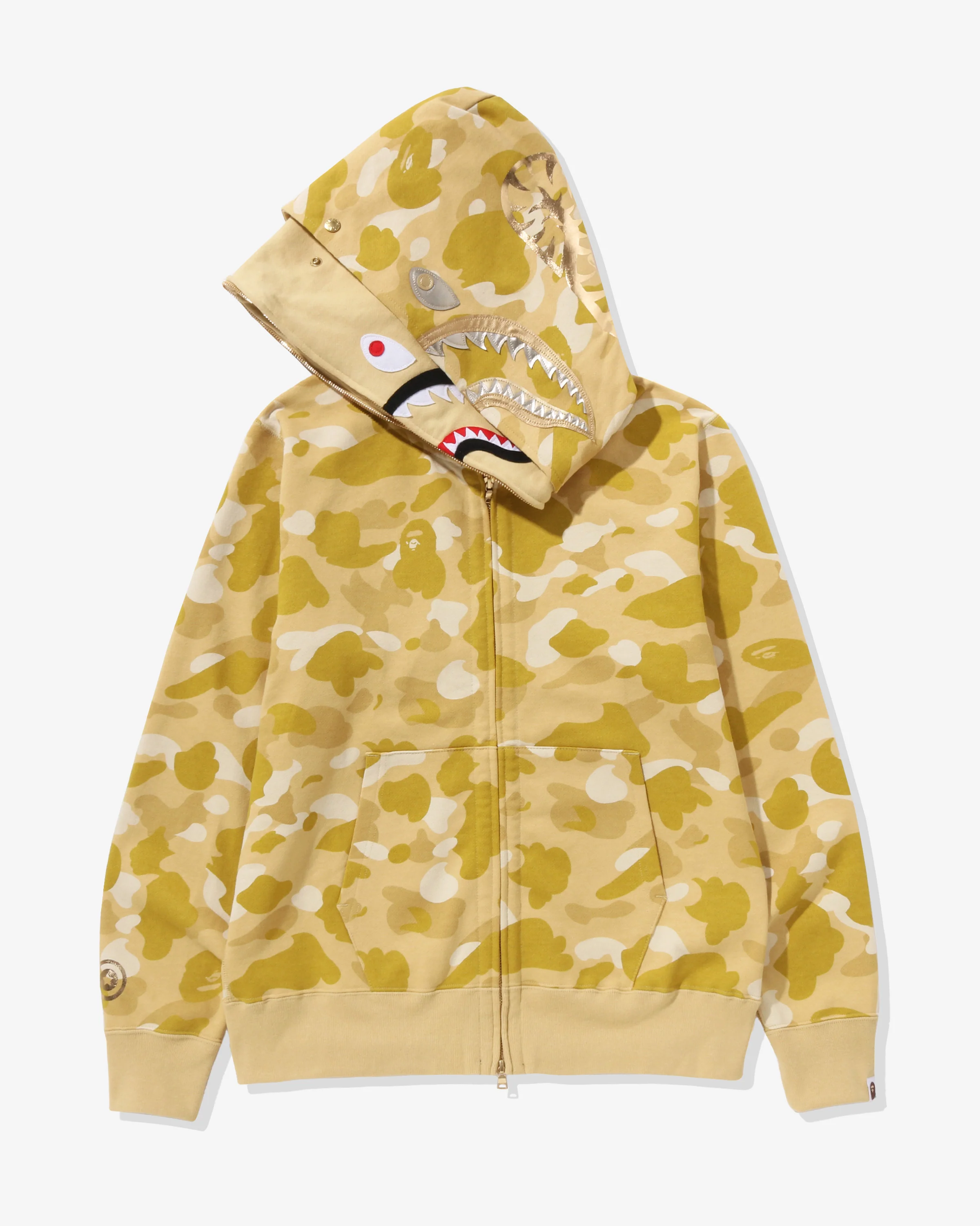 BAPE COLOR CAMO DOUBLE SHARK FULL ZIP HOODIE - Image 9