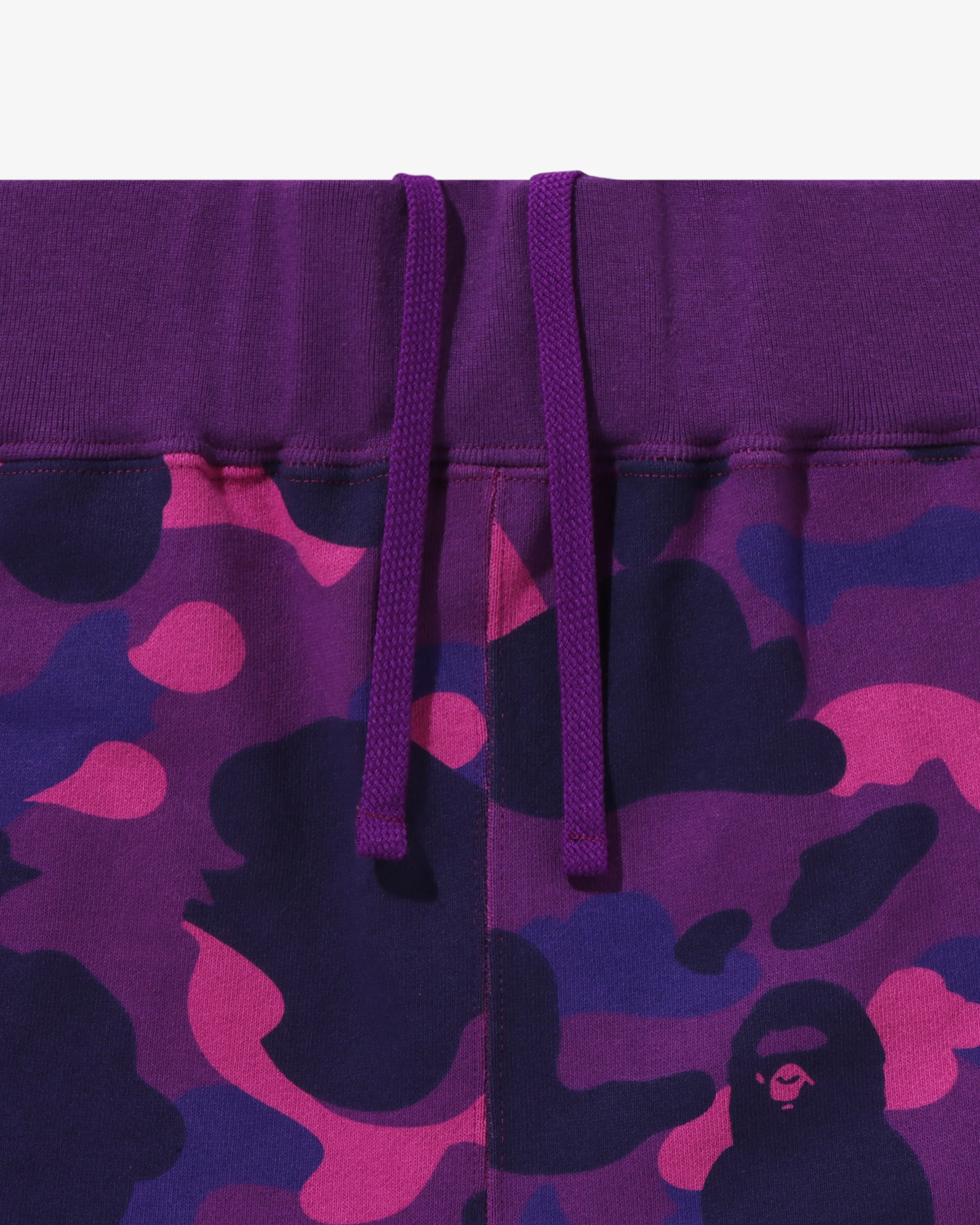 BAPE COLOR CAMO SWEAT PANTS - PURPLE - Image 4
