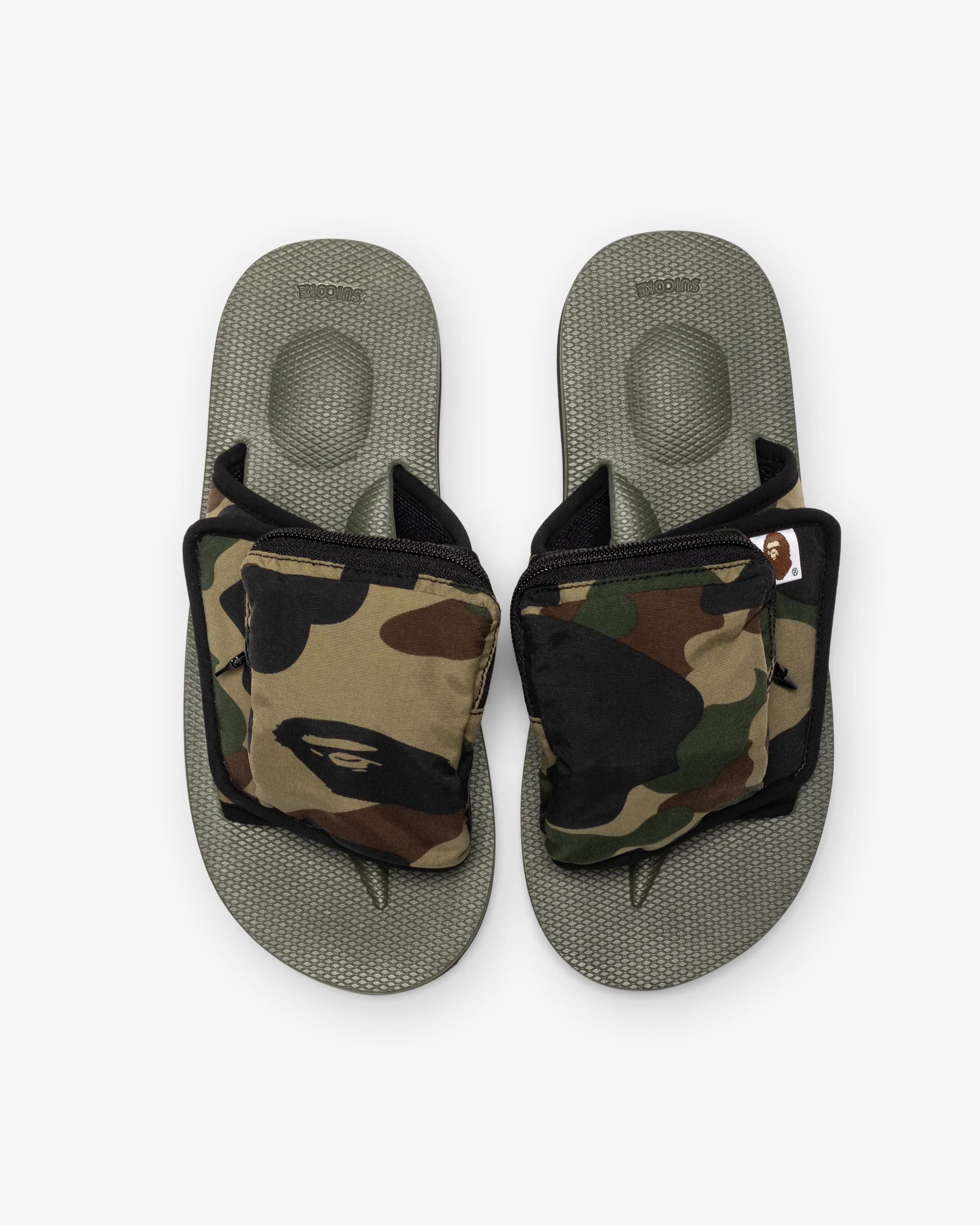 BAPE SUICOKE SANDALS - GREEN - Image 4