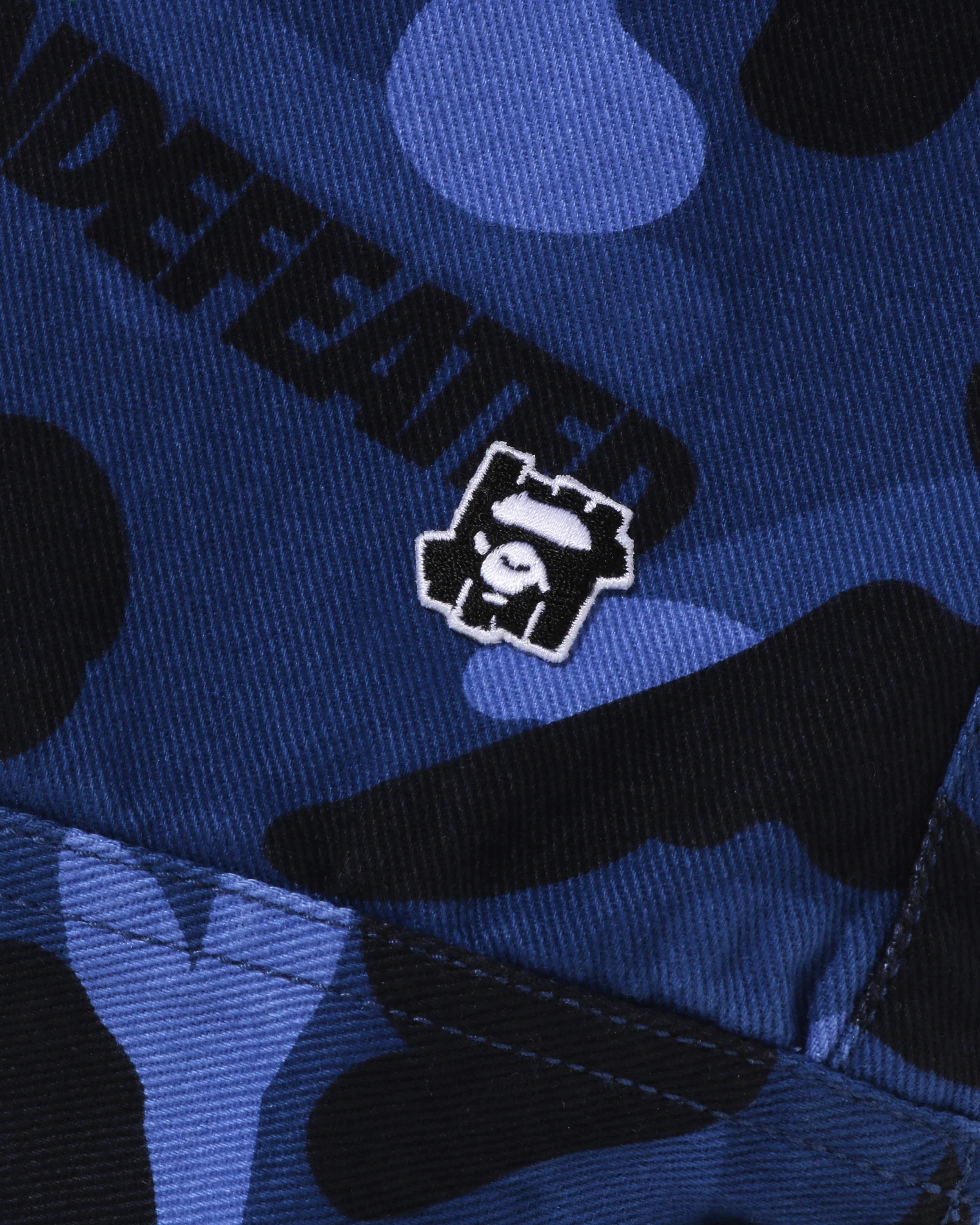 BAPE X UNDEFEATED COLOR CAMO FLANNEL JACKET - NAVY - Image 6