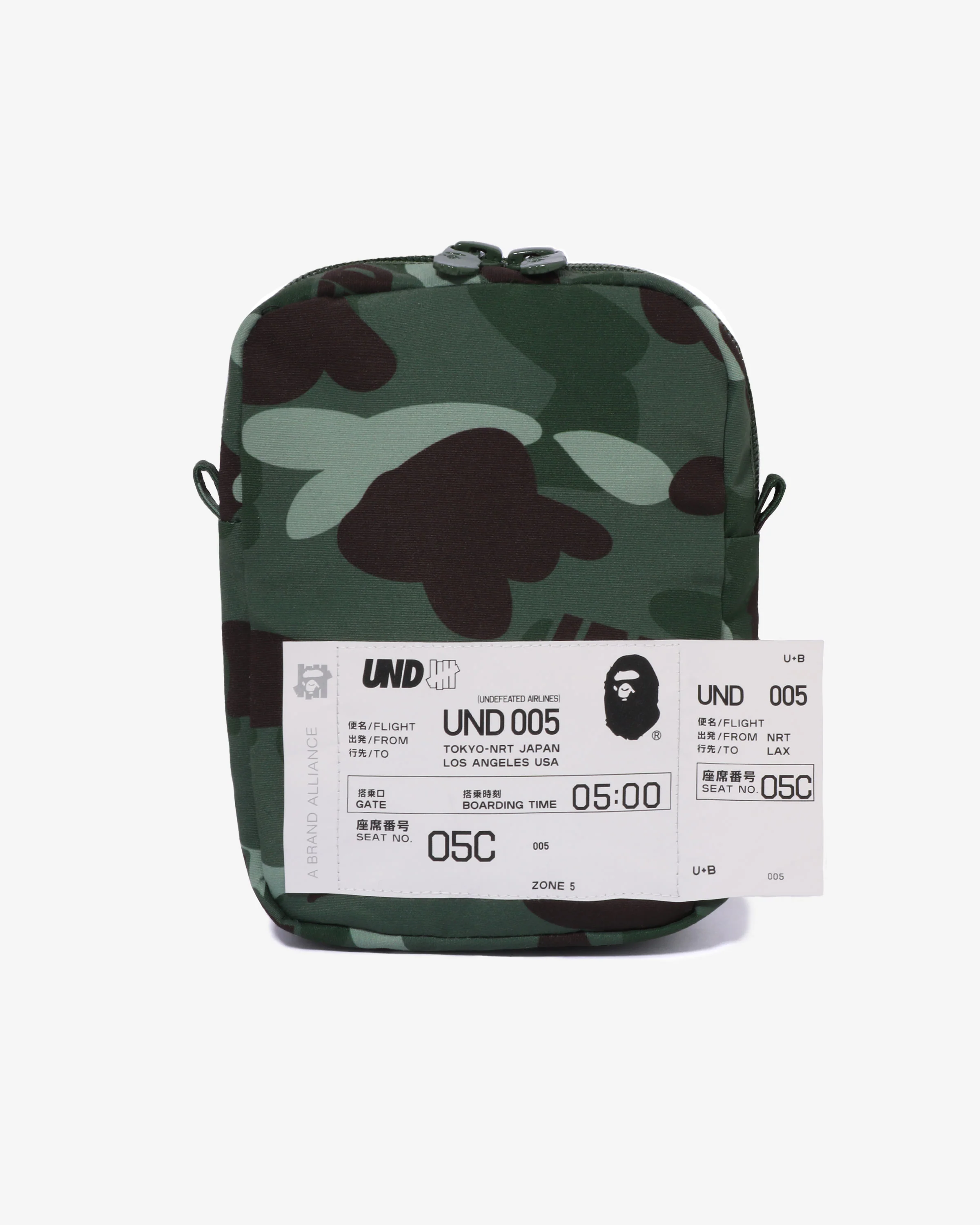 BAPE X UNDEFEATED MULTI POUCH POCKET PANTS - NAVY - Image 6