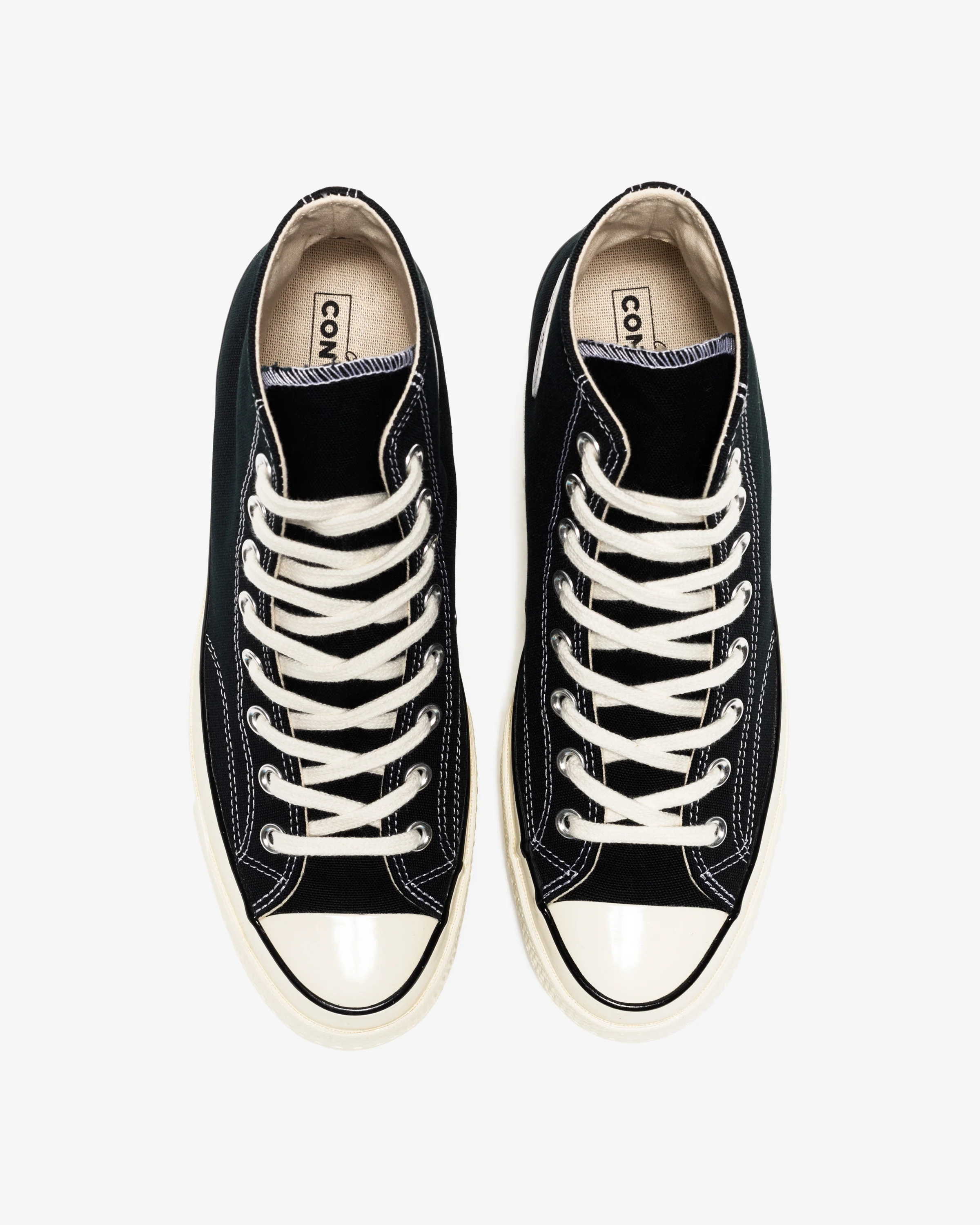 CONVERSE CHUCK 70 HI - BLACK/ EGRET - Image 4