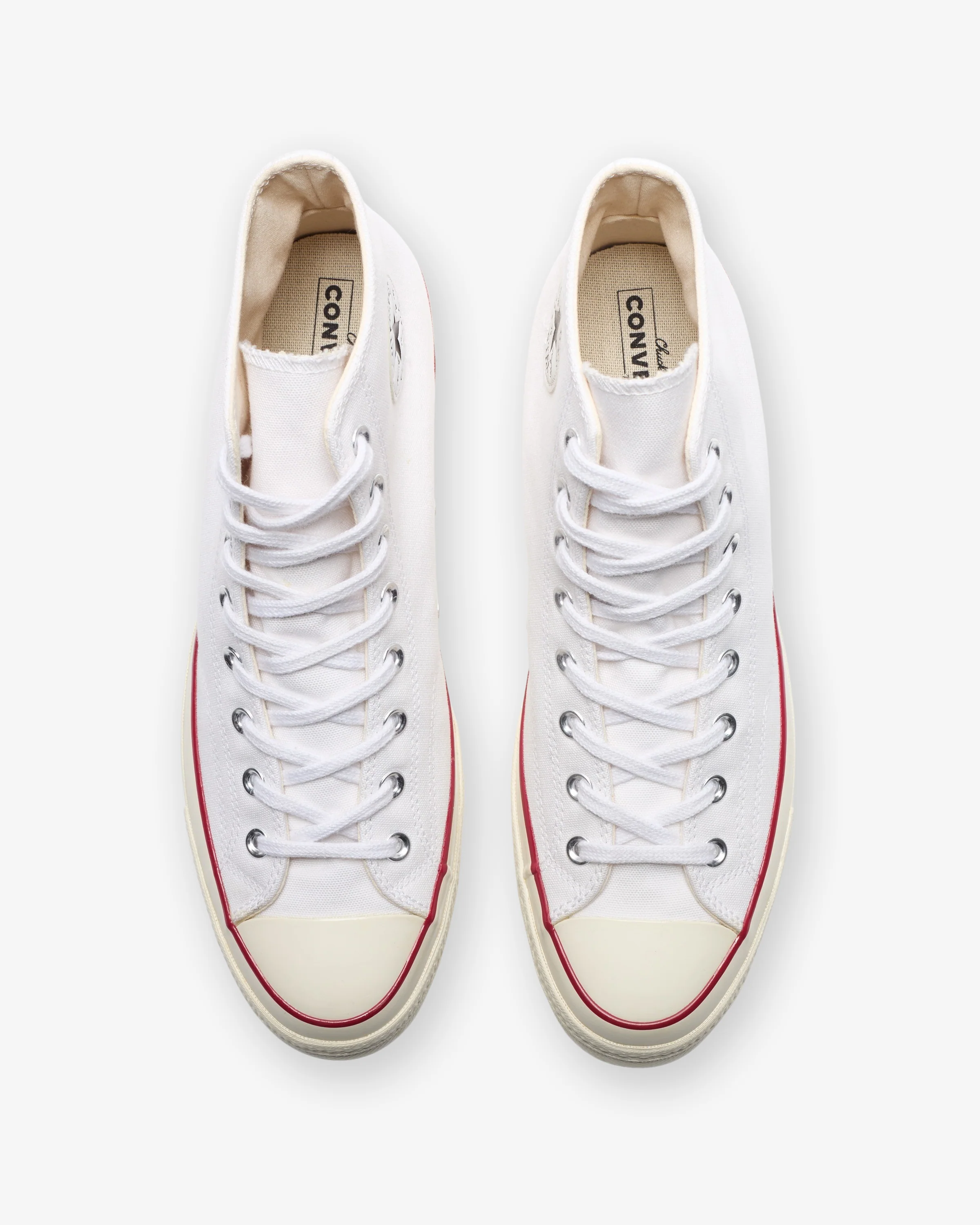 CONVERSE CHUCK 70 HI - WHITE/ GARNET/ EGRET - Image 4