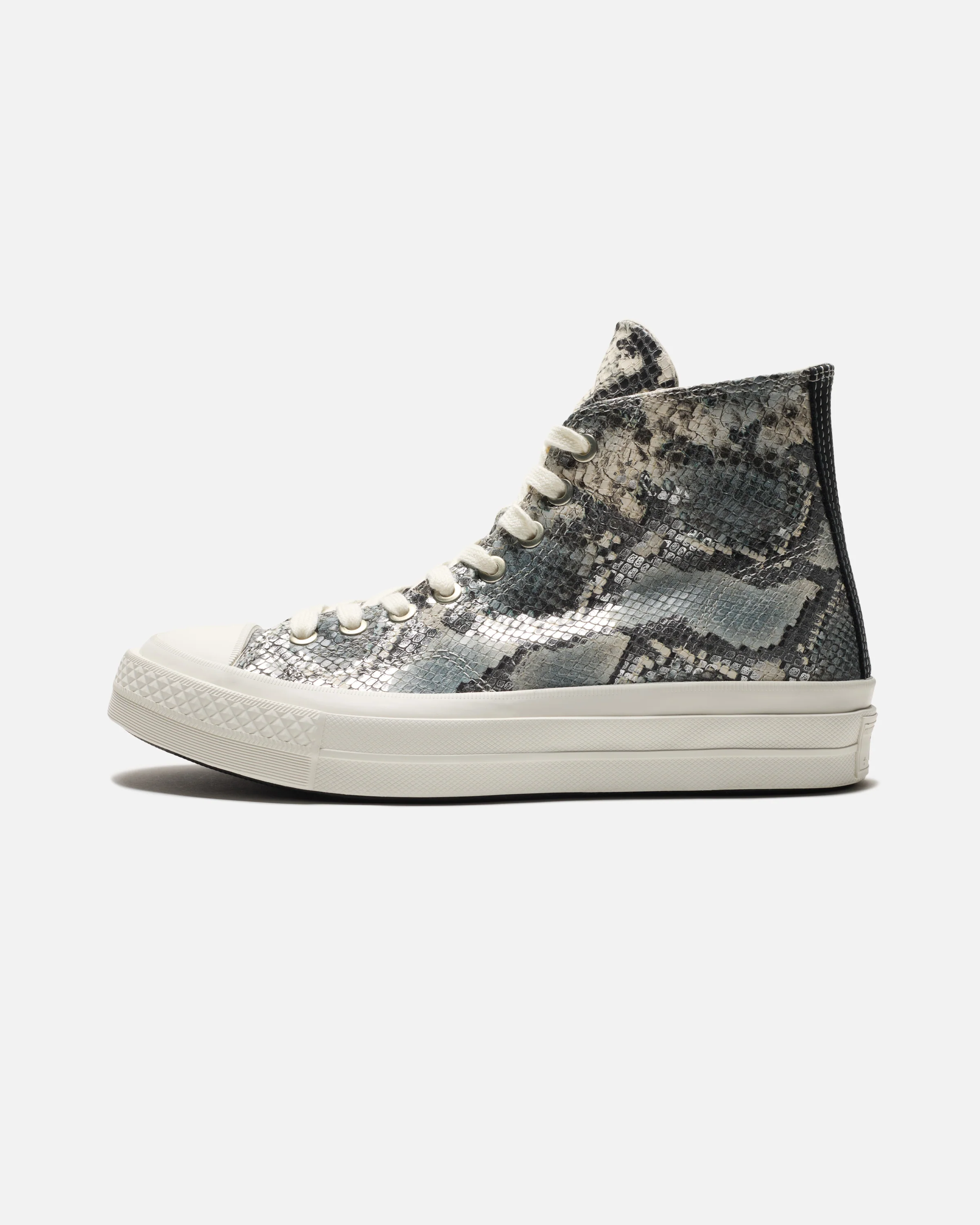CONVERSE CTAS FS HI - SILVER/SNOW WHITE/ BLACK - Image 2