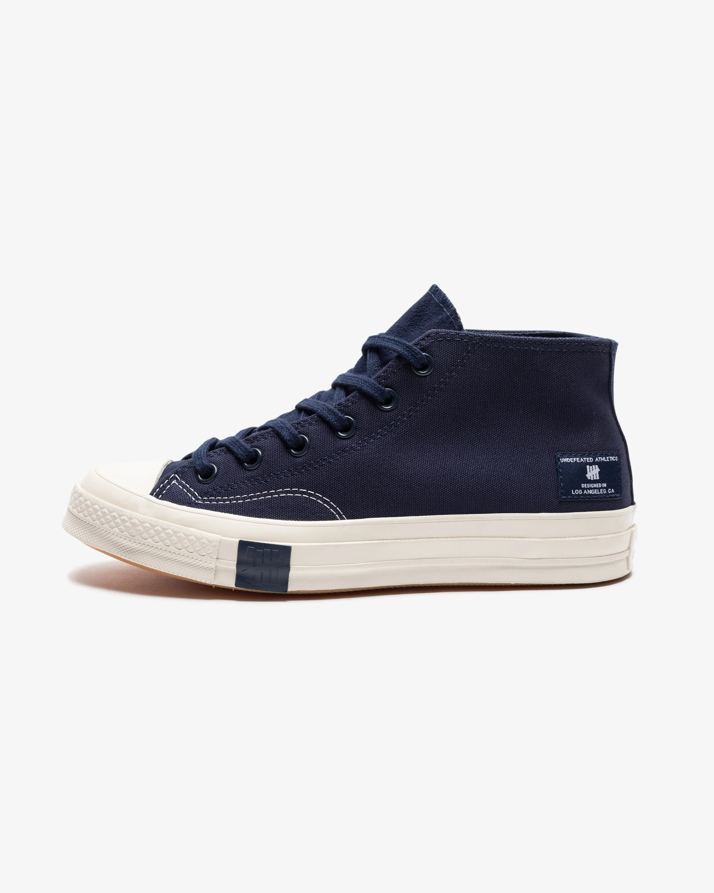 CONVERSE X UNDEFEATED CHUCK 70 MID - BLACKIRIS/ PARCHMENT - Image 3