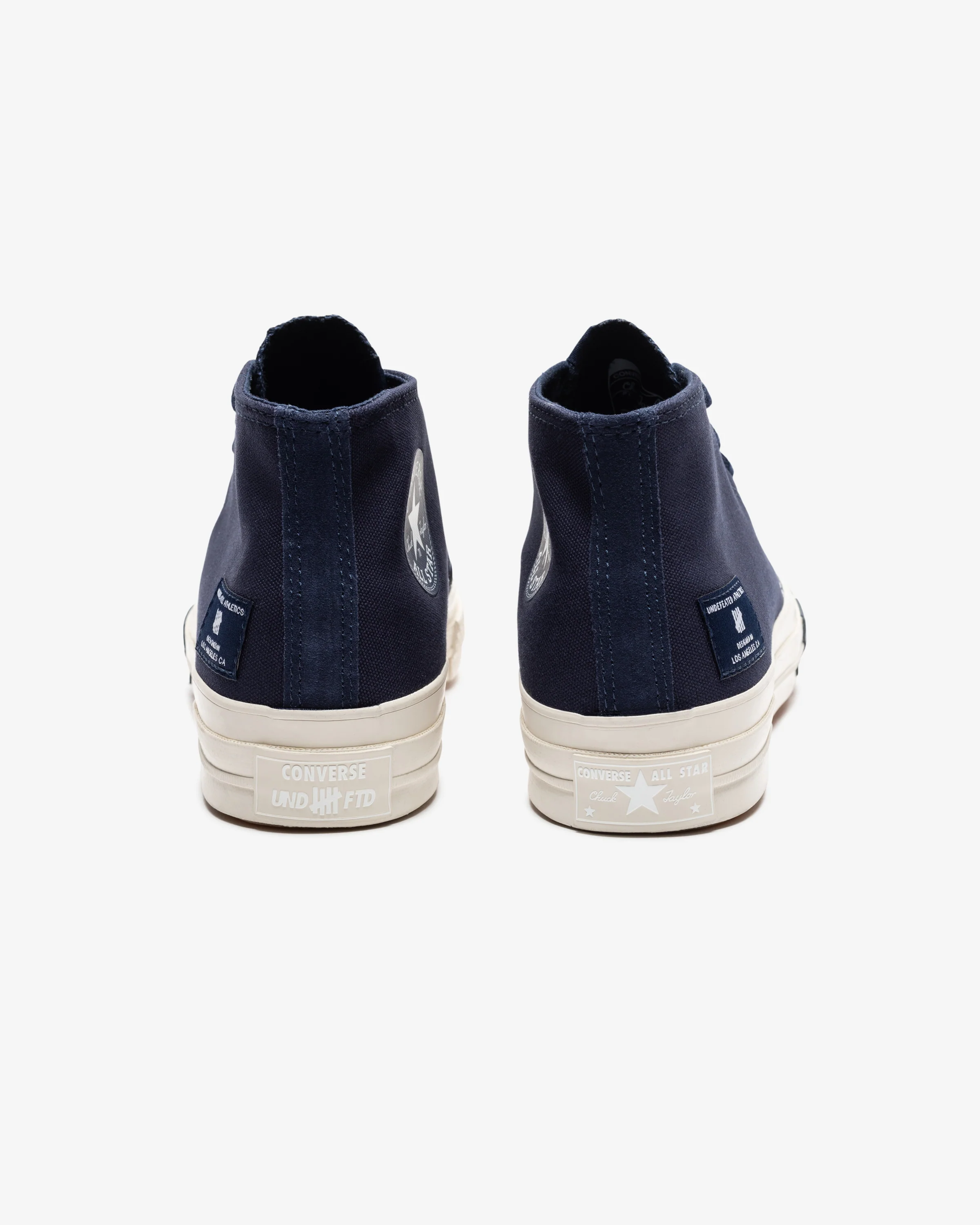 CONVERSE X UNDEFEATED CHUCK 70 MID - BLACKIRIS/ PARCHMENT - Image 4