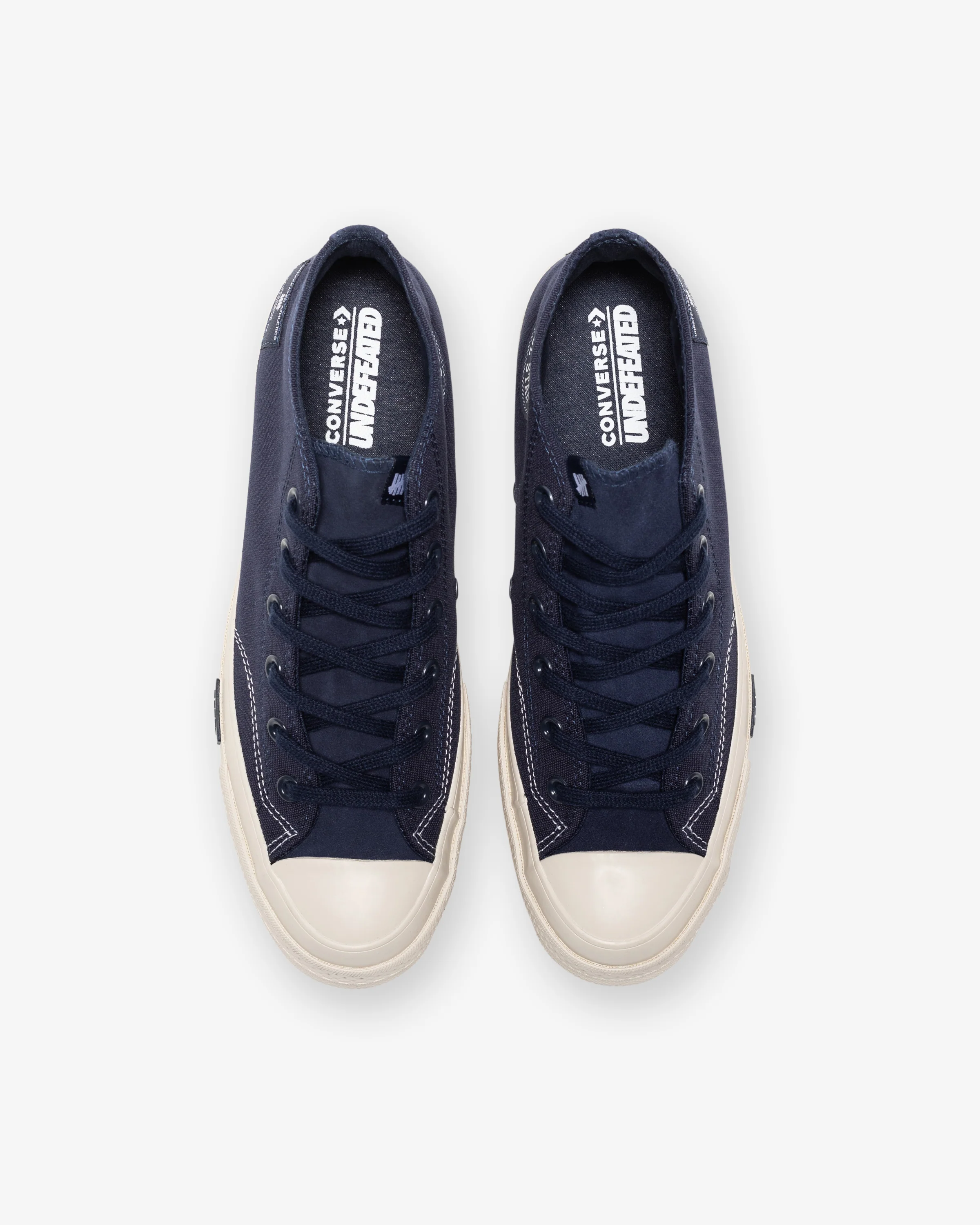CONVERSE X UNDEFEATED CHUCK 70 MID - BLACKIRIS/ PARCHMENT - Image 5