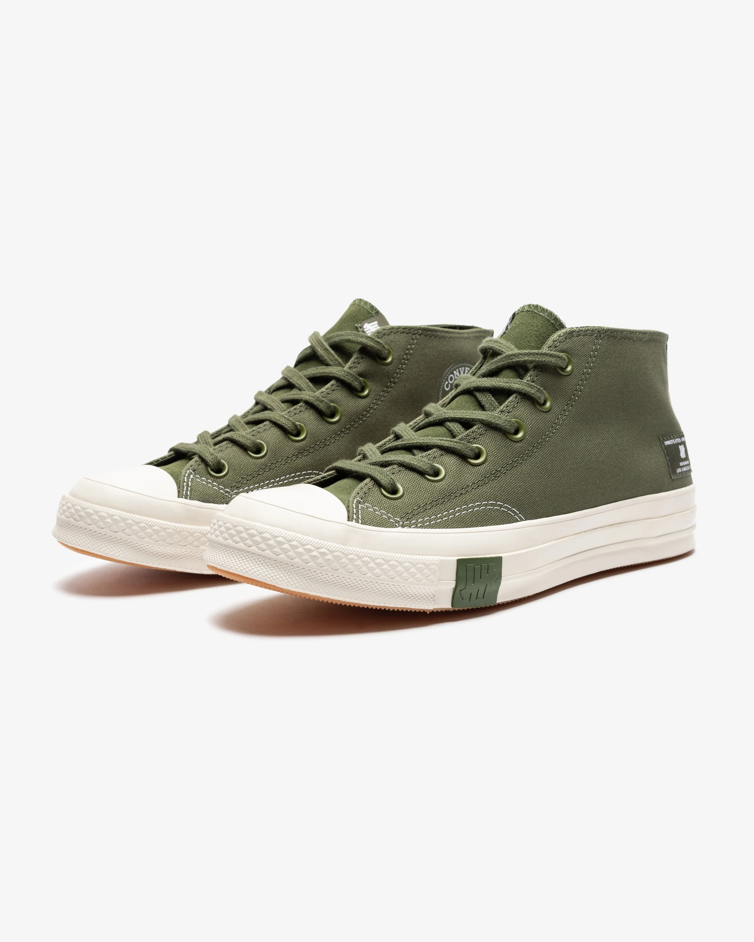 CONVERSE X UNDEFEATED CHUCK 70 MID - CHIVE/ PARCHMENT - Image 2