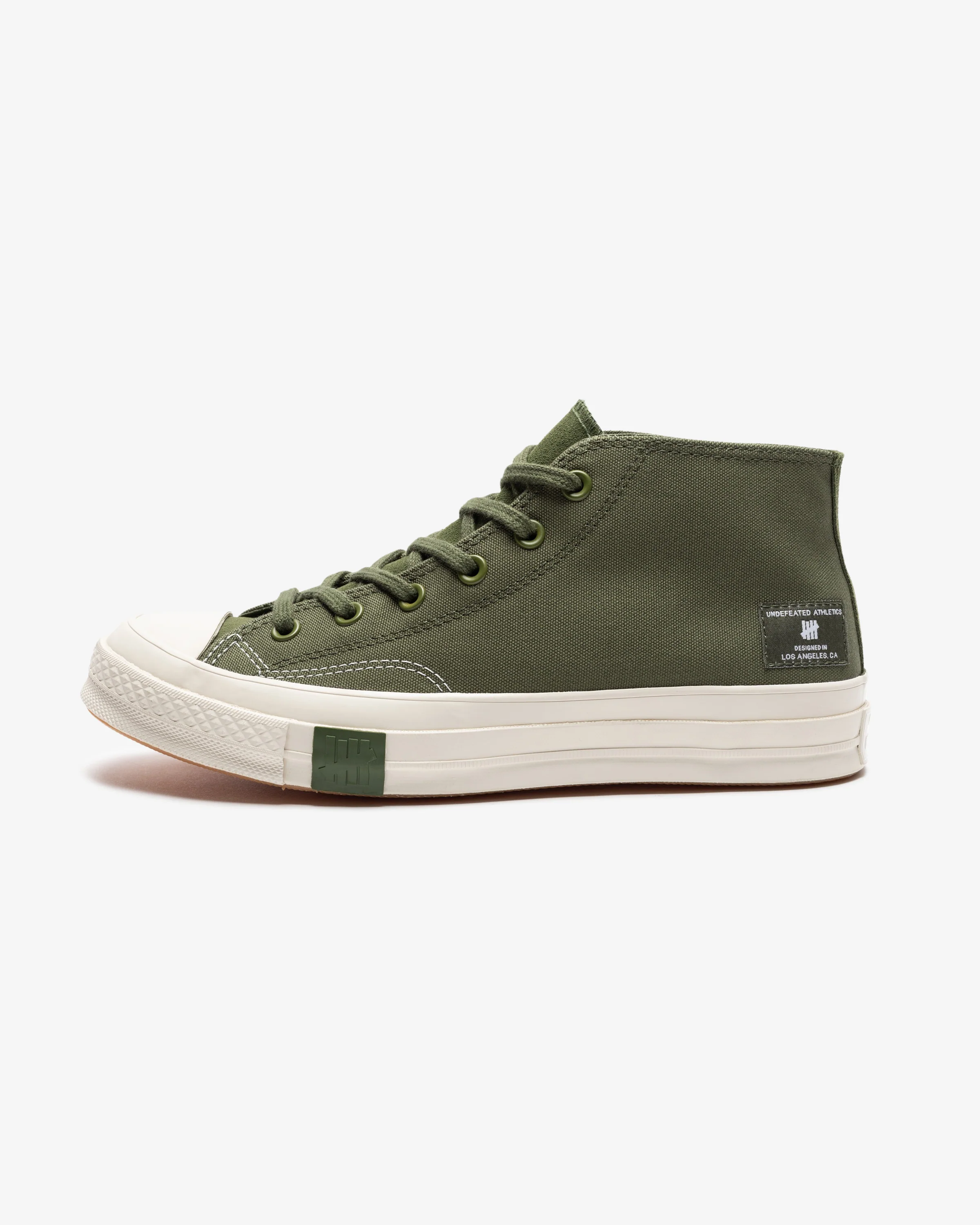CONVERSE X UNDEFEATED CHUCK 70 MID - CHIVE/ PARCHMENT - Image 3
