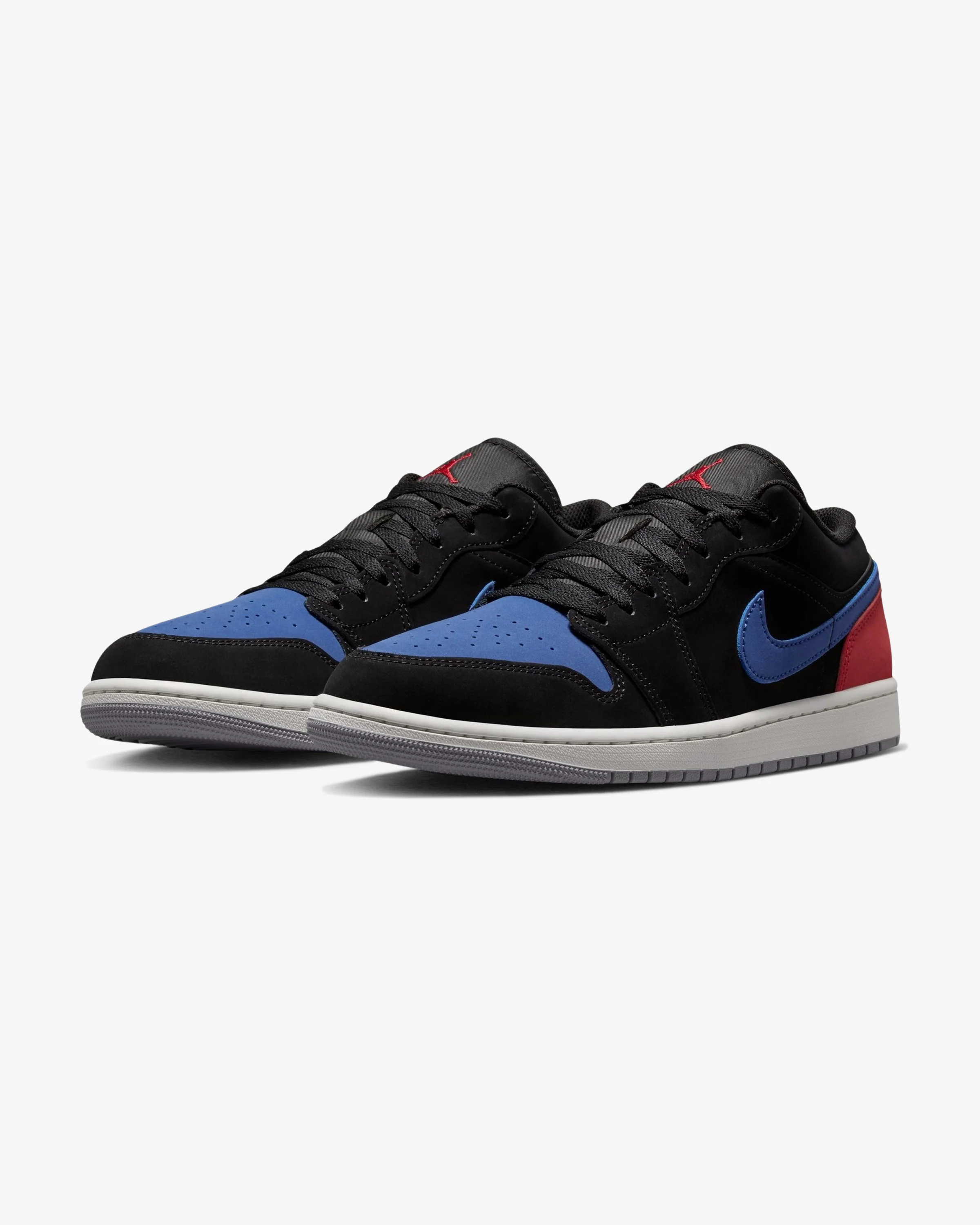 JORDAN AJ 1 LOW - BLACK/ SUMMIT WHITE/ TRUE BLUE