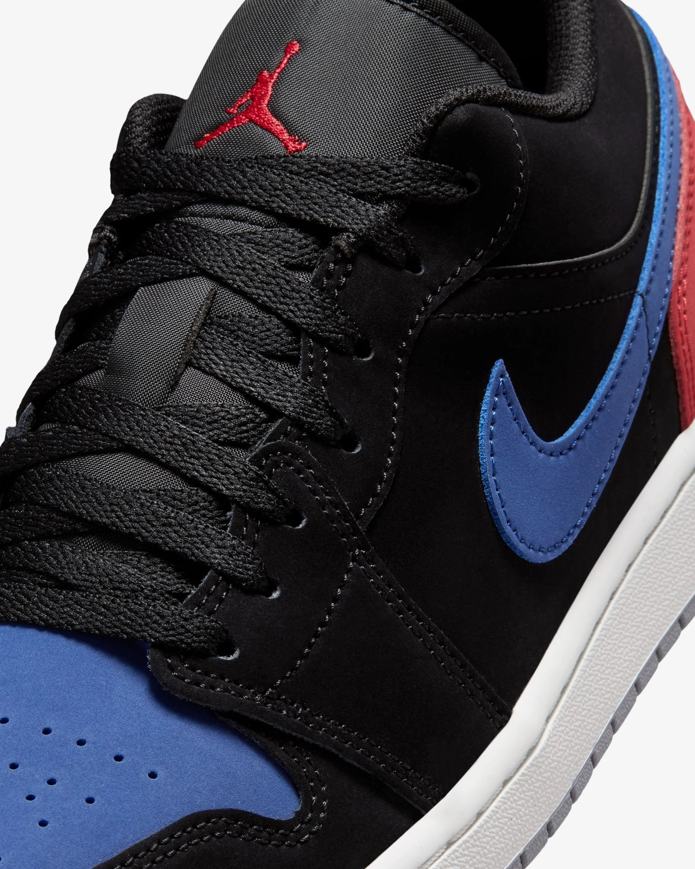 JORDAN AJ 1 LOW - BLACK/ SUMMIT WHITE/ TRUE BLUE - Image 6