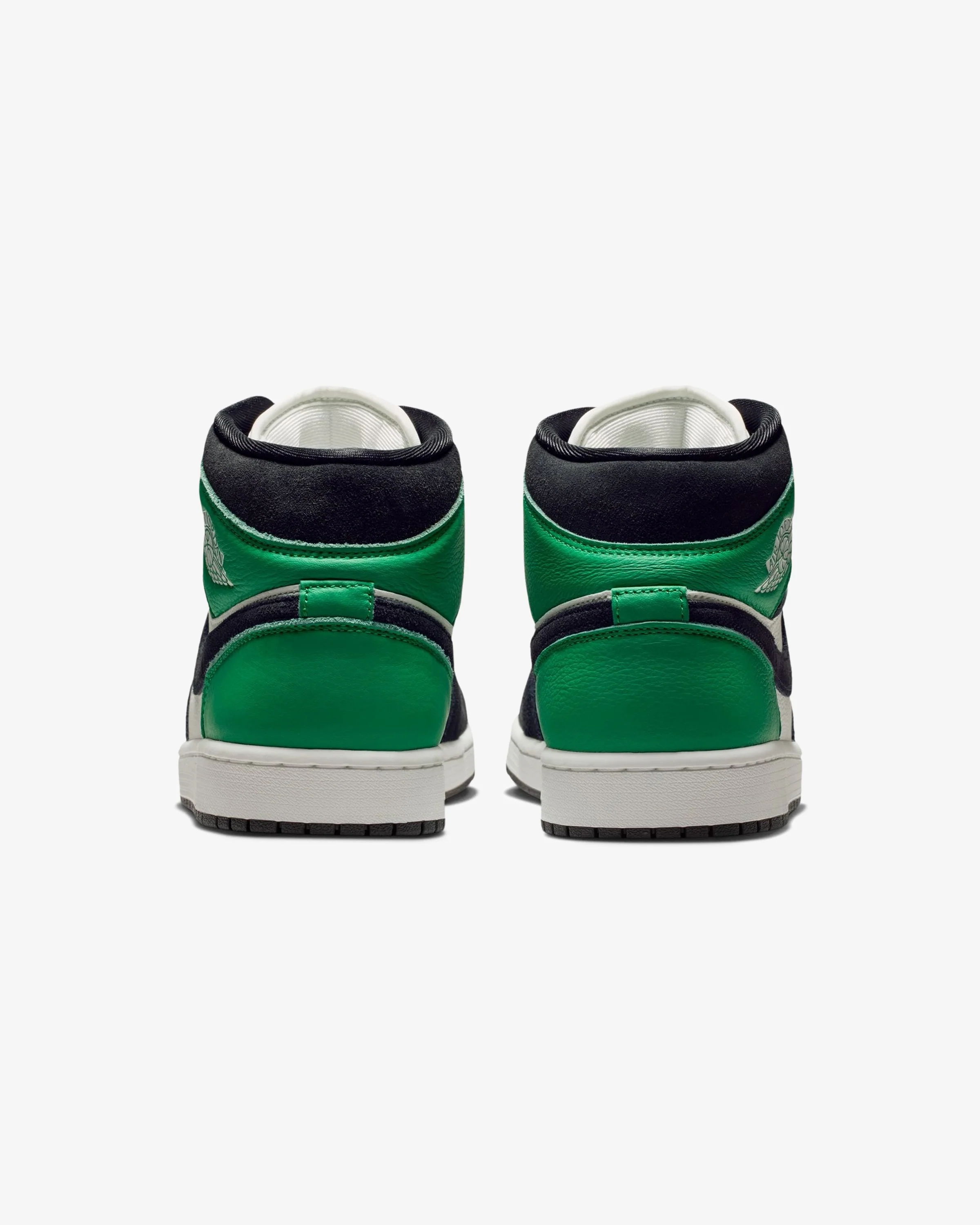 JORDAN AJ 1 MID SE - SUMMIT WHITE/ BLACK/ LUCKY GREEN - Image 3