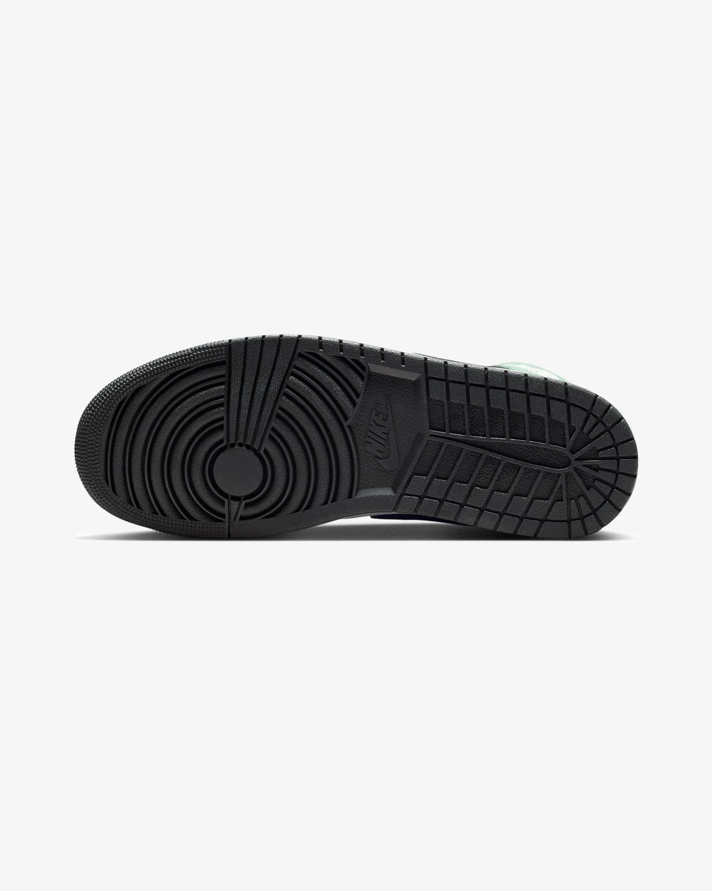JORDAN AJ 1 MID SE - SUMMIT WHITE/ BLACK/ LUCKY GREEN - Image 5