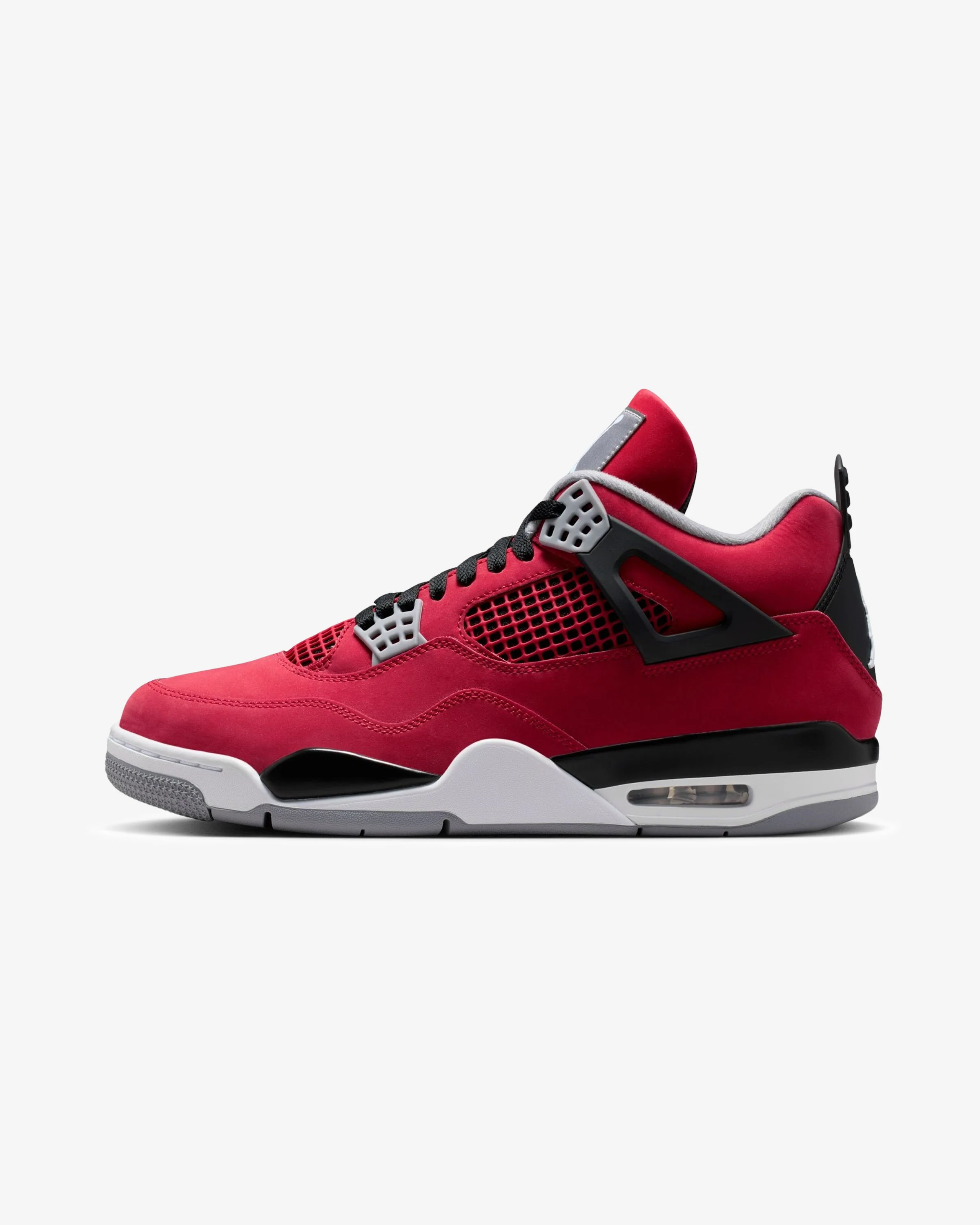 JORDAN AJ 4 RETRO - FIRE RED / WHITE / BLACK / CEMENT GREY - Image 2