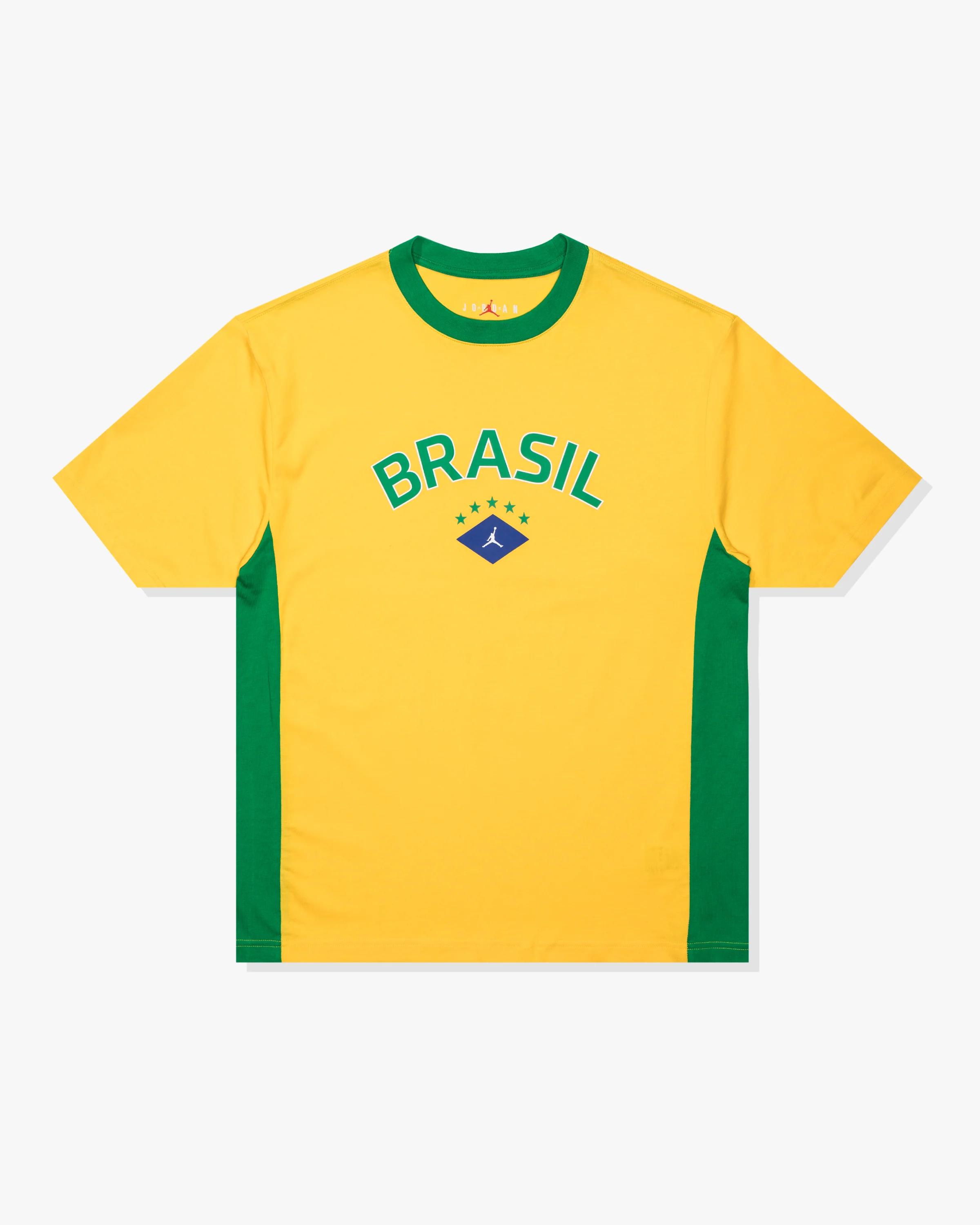 JORDAN AJ 85 S/S TEE - VARSITY MAIZE/ LUCKY GREEN