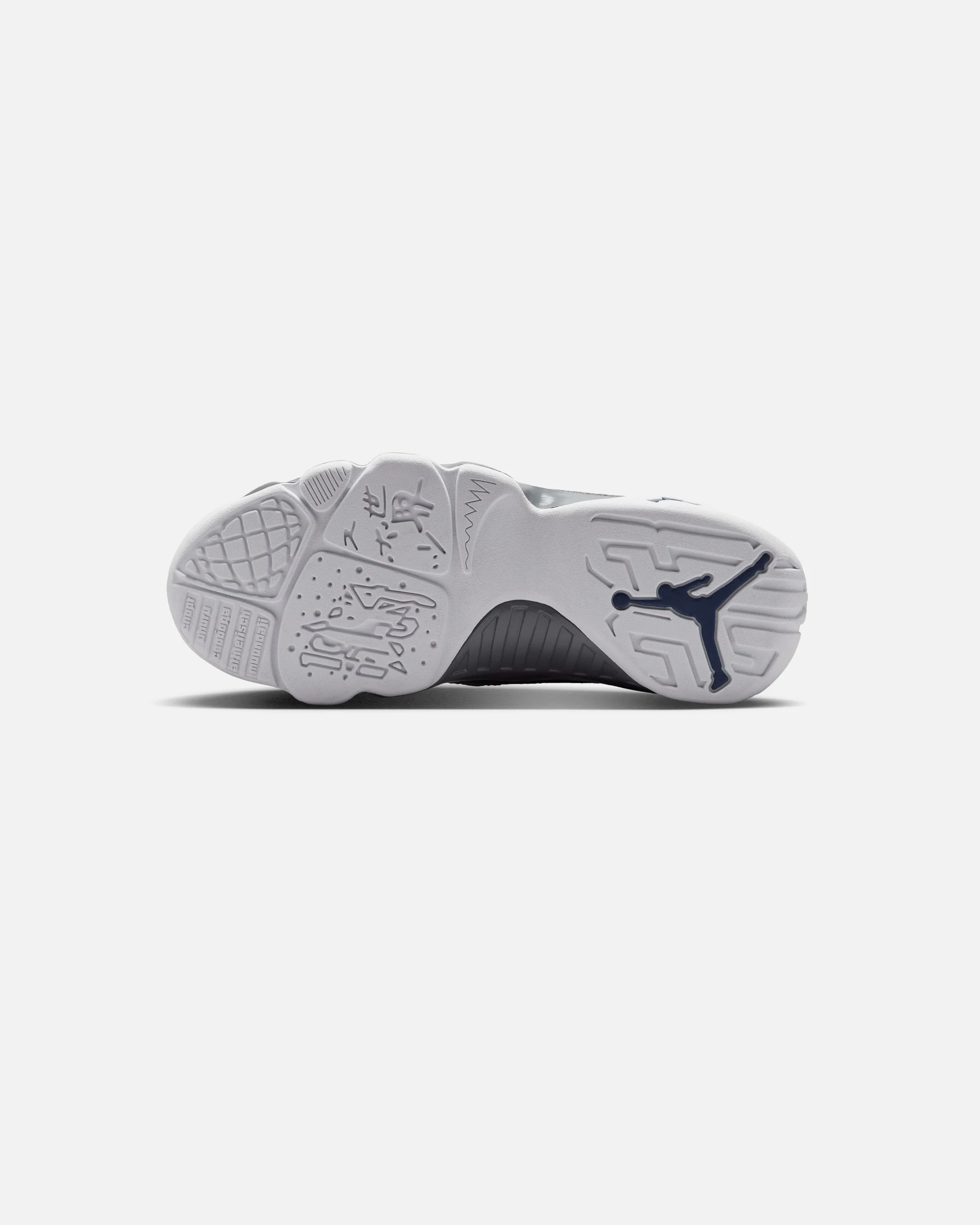 JORDAN AJ 9 RETRO GS - WHITE/ FRENCH BLUE/ FLINT GREY - Image 5