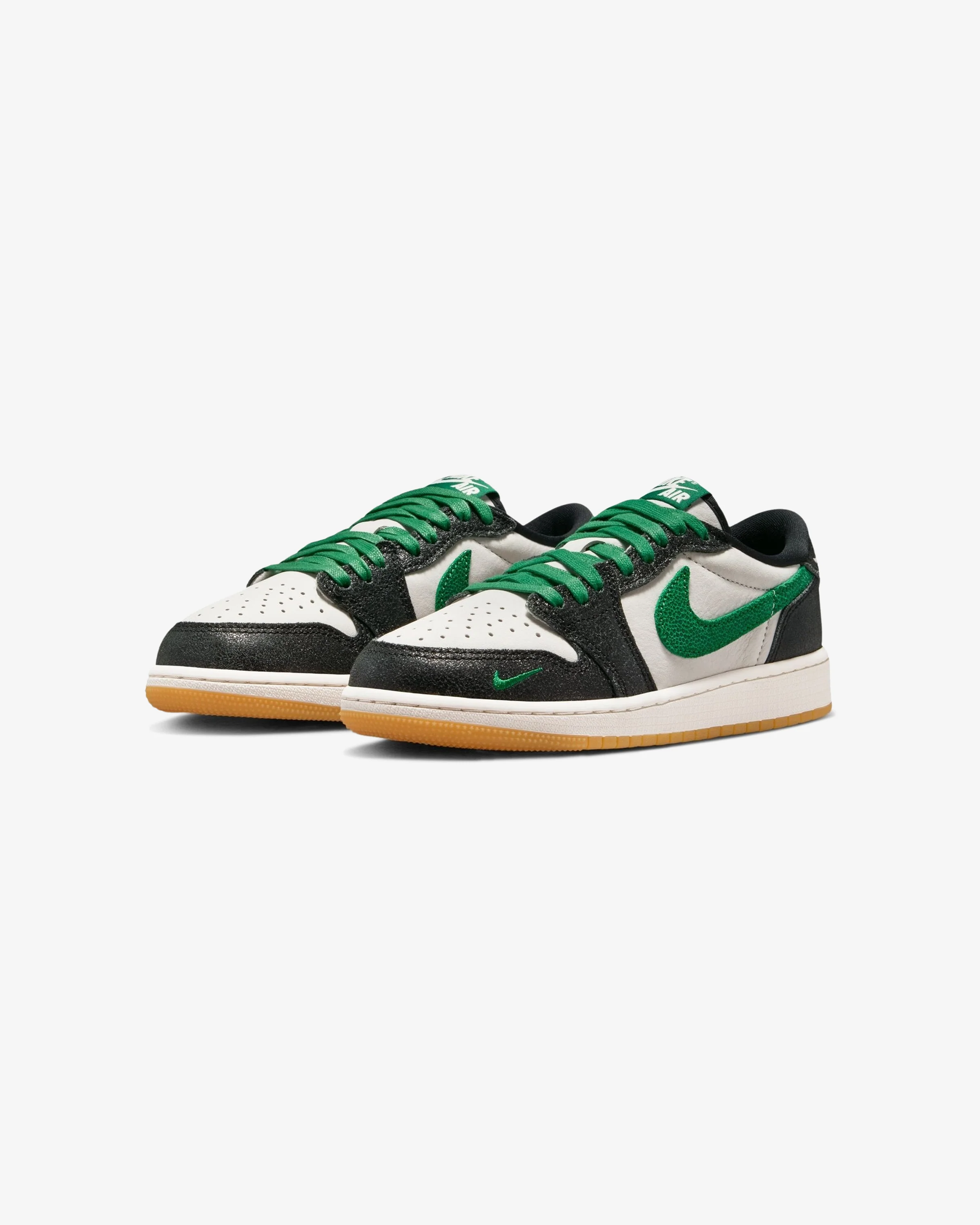JORDAN GS AJ 1 RETRO LOW - PHANTOM/ PINE GREEN