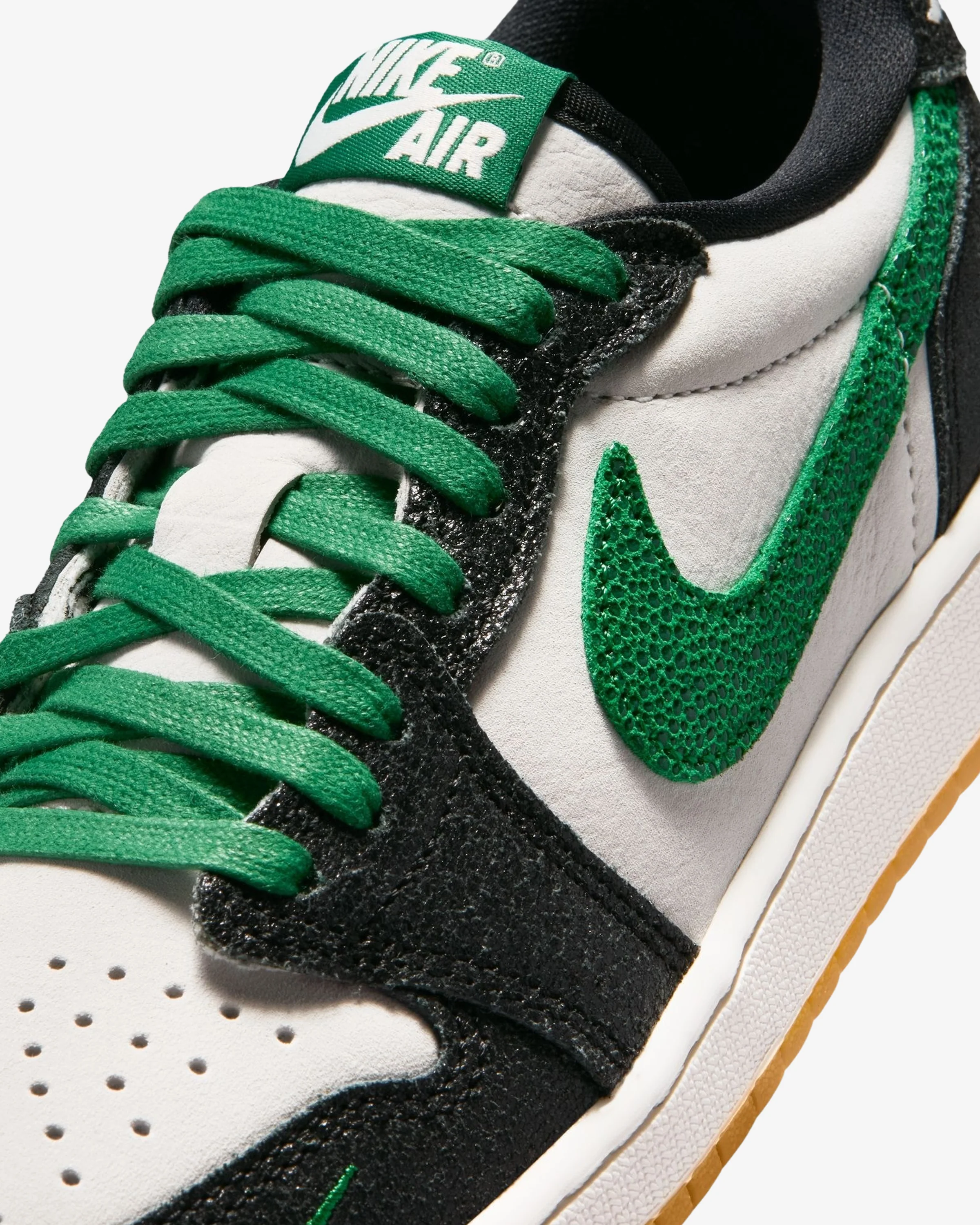 JORDAN GS AJ 1 RETRO LOW - PHANTOM/ PINE GREEN - Image 6