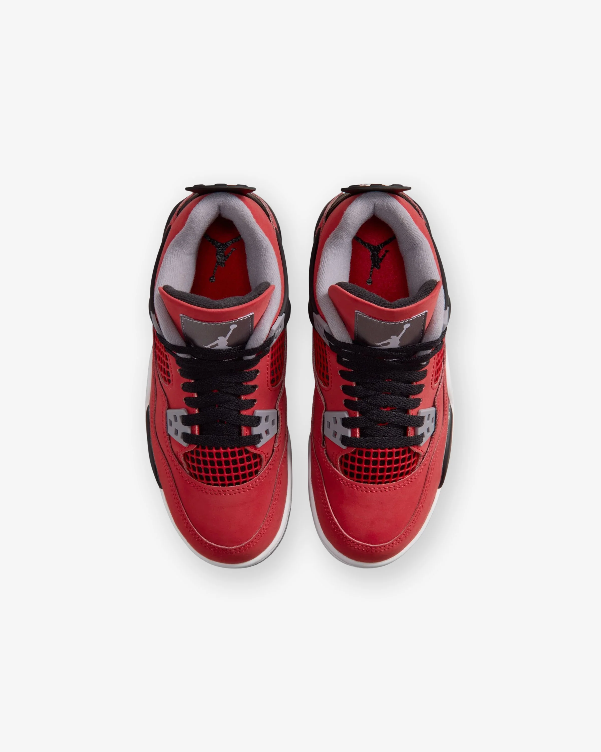 JORDAN GS AJ 4 RETRO - FIRE RED / WHITE / BLACK / CEMENT GREY - Image 4