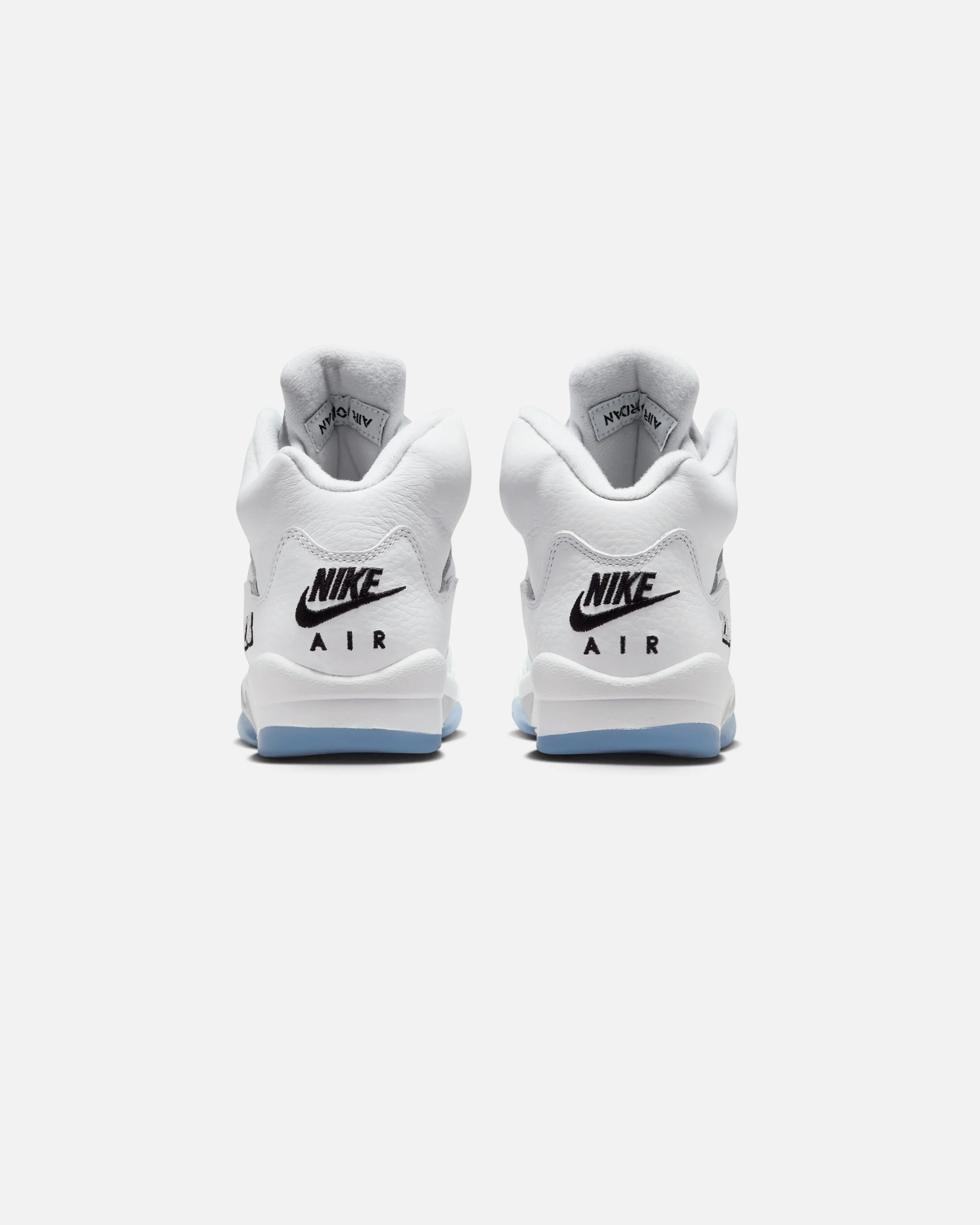 JORDAN GS AJ 5 RETRO - WHITE/ BLACK/ METALLIC SILVER - Image 3