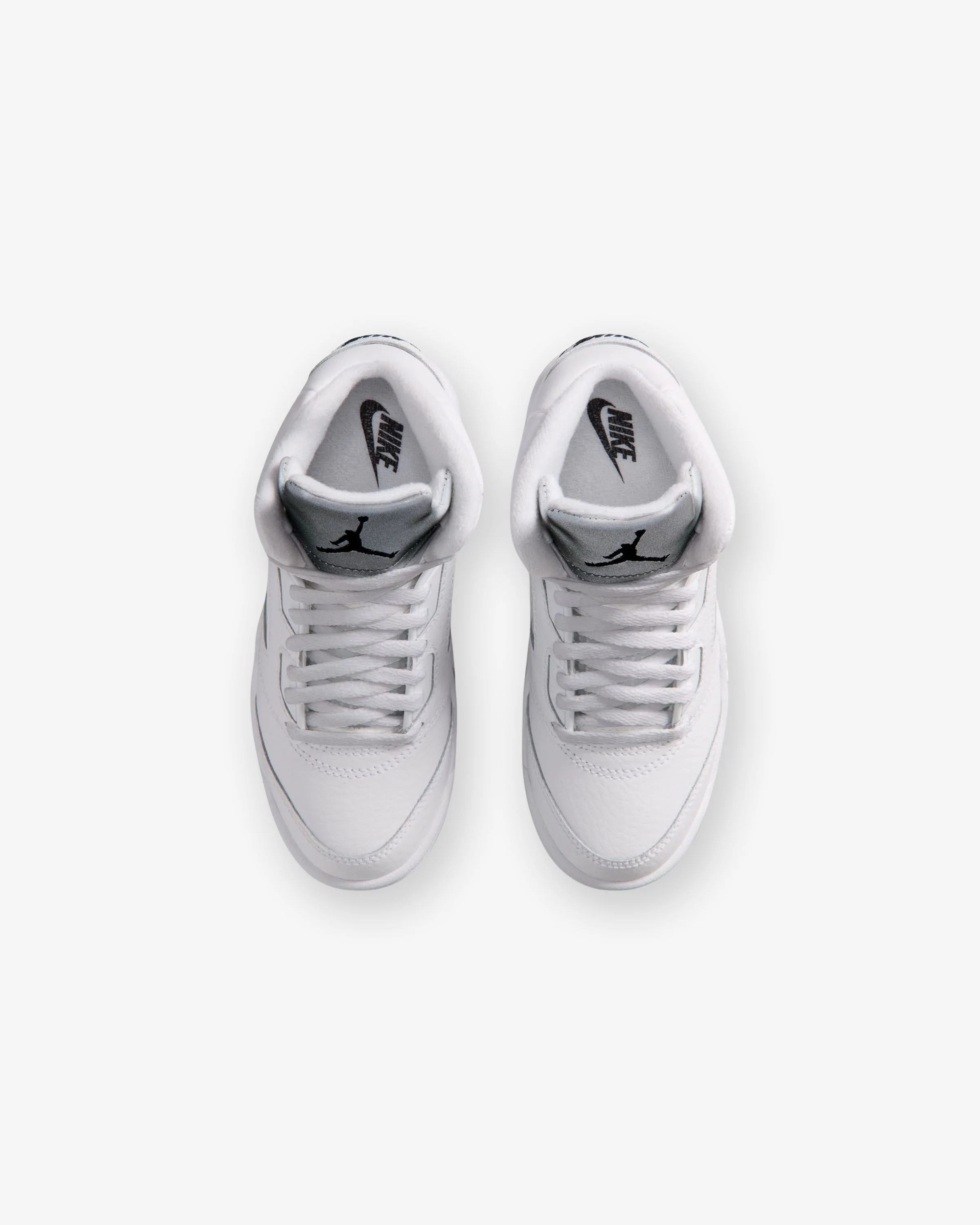 JORDAN PS AJ 5 RETRO - WHITE/ BLACK/ METALLIC SILVER - Image 4