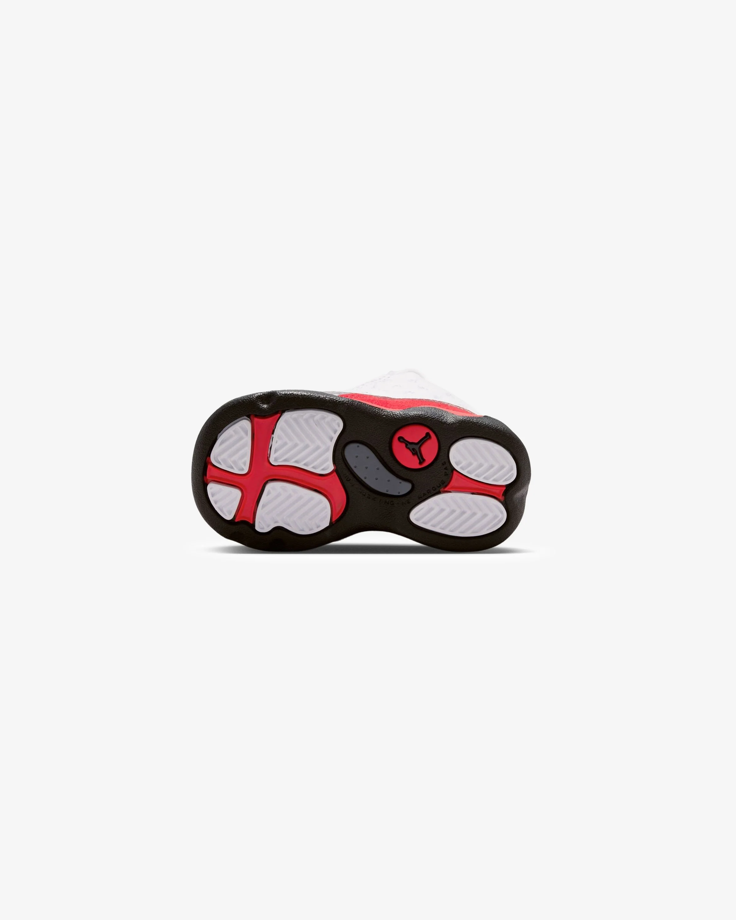 JORDAN TD AJ 13 RETRO - WHITE/BLACK/ TRUE RED - Image 5