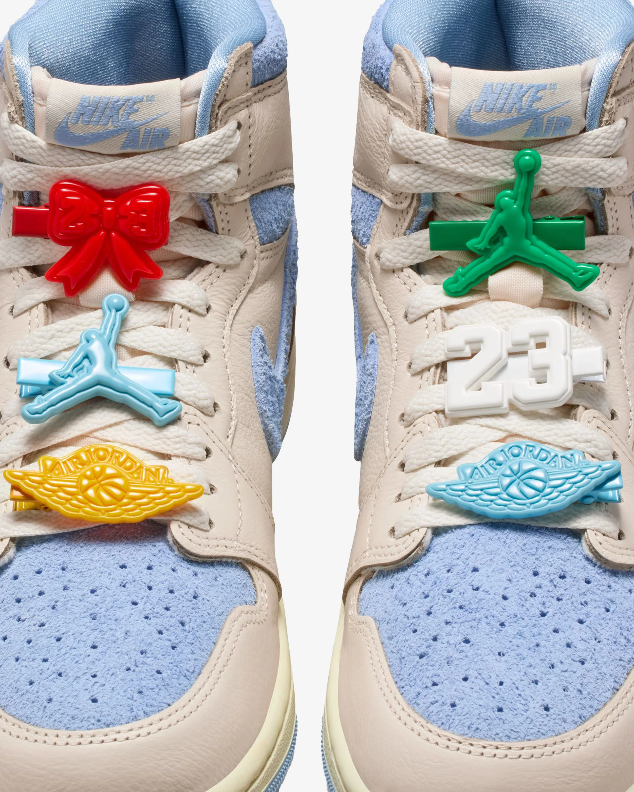 JORDAN WMNS AJ 1 RETRO HIGH OG - PALE IVORY/ PSYCHIC BLUE - Image 6