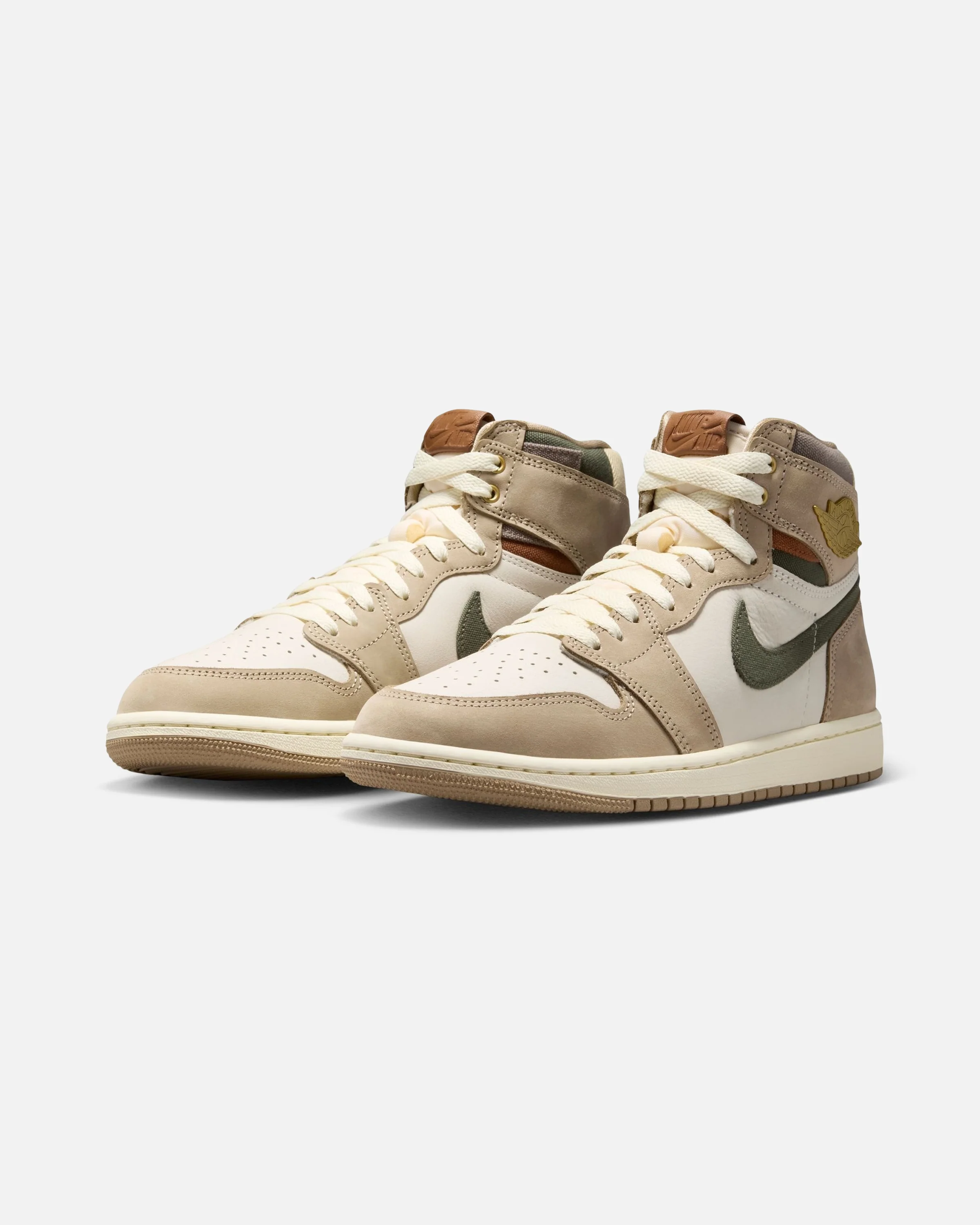 JORDAN WMNS AJ 1 RETRO - KHAKI/ MULTI-COLOR