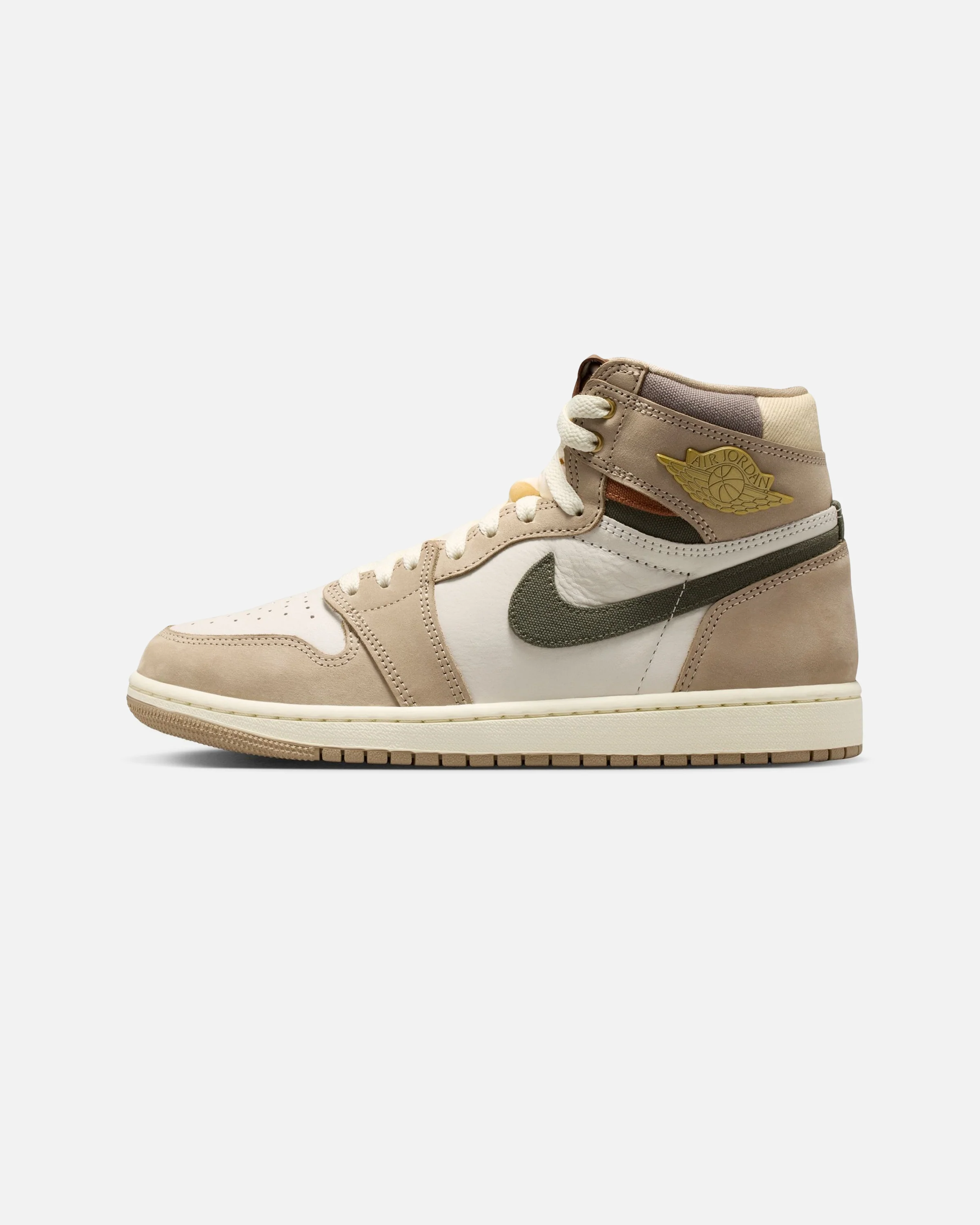 JORDAN WMNS AJ 1 RETRO - KHAKI/ MULTI-COLOR - Image 2